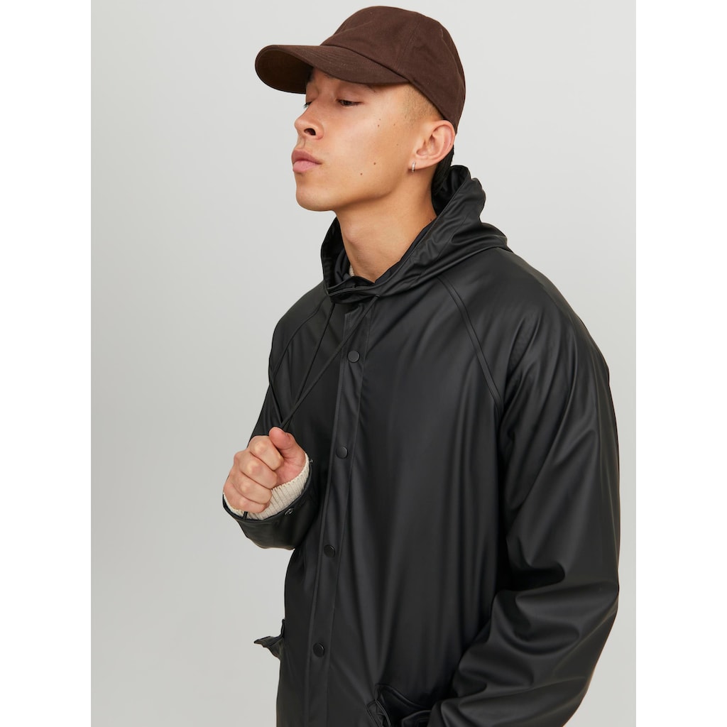 Jack & Jones Regenjacke »JJEURBAN RAIN COAT NOOS«, mit Kapuze