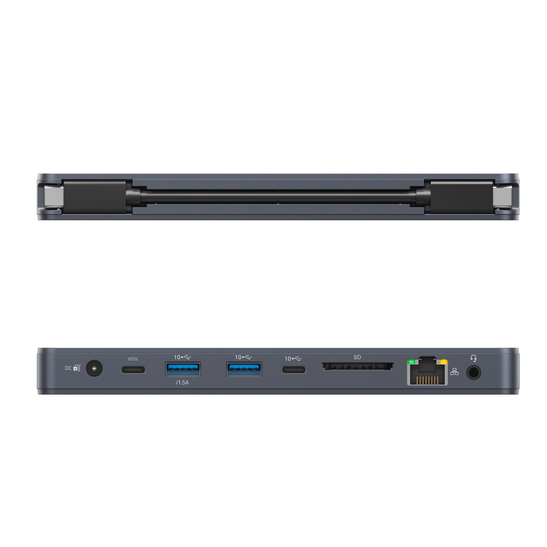 Targus USB-Verteiler »HyperDrive Universal USB-C 10-in-1 Dual HDMI Docking Station«