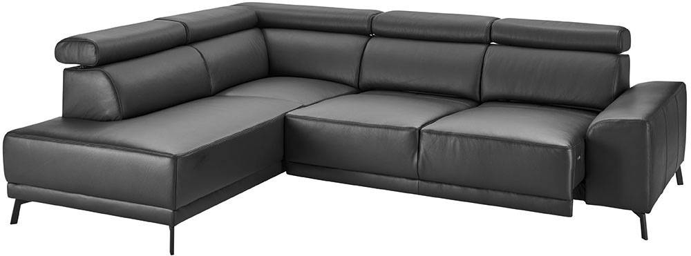 3C Candy Ecksofa »Greve modern und bequem, inkl. manueller Kopfteilverstellung, L-Form«, wahlweise mit motorischem Sitzvorzug