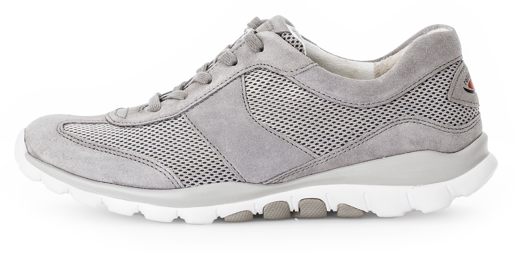 Gabor Rollingsoft Keilsneaker, Freizeitschuh, Halbschuh, Schnürschuh mit OPTIFIT-Wechselfußbett