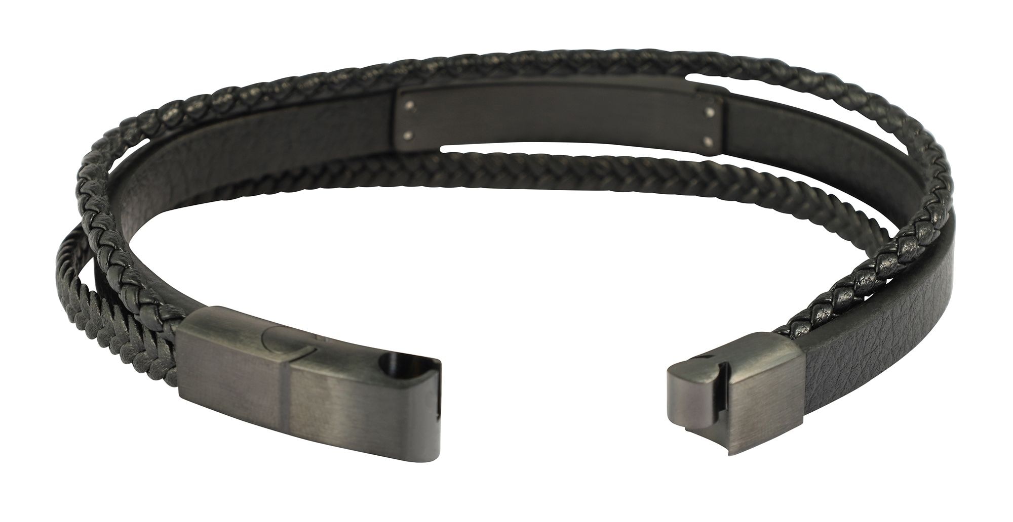 Adelia´s Lederarmband »Herren Armband ¿ Lederarmband aus Leder 19 cm«