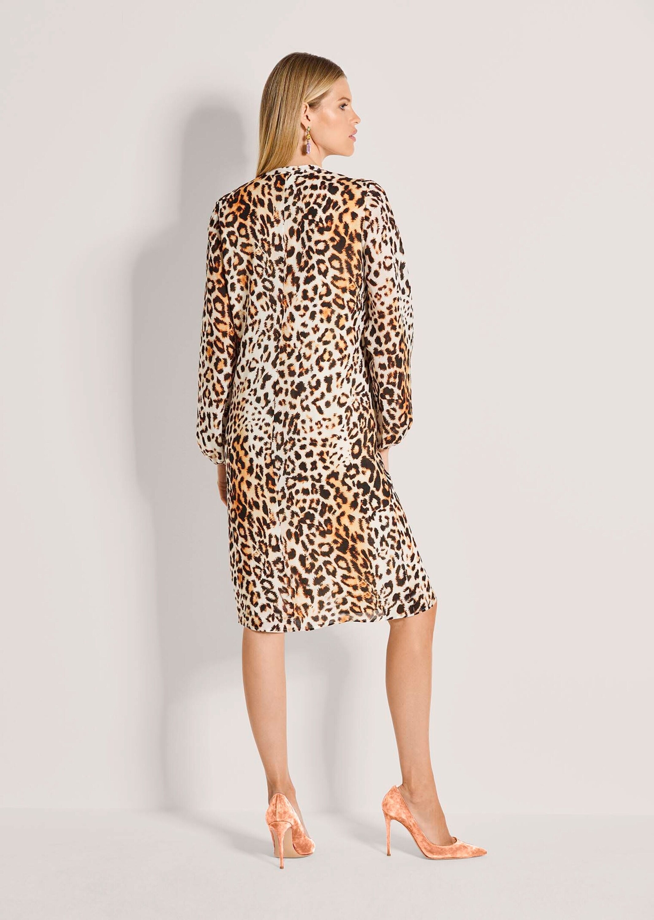 MADELEINE Midikleid »Midikleid Druckkleid mit Animal-Print«