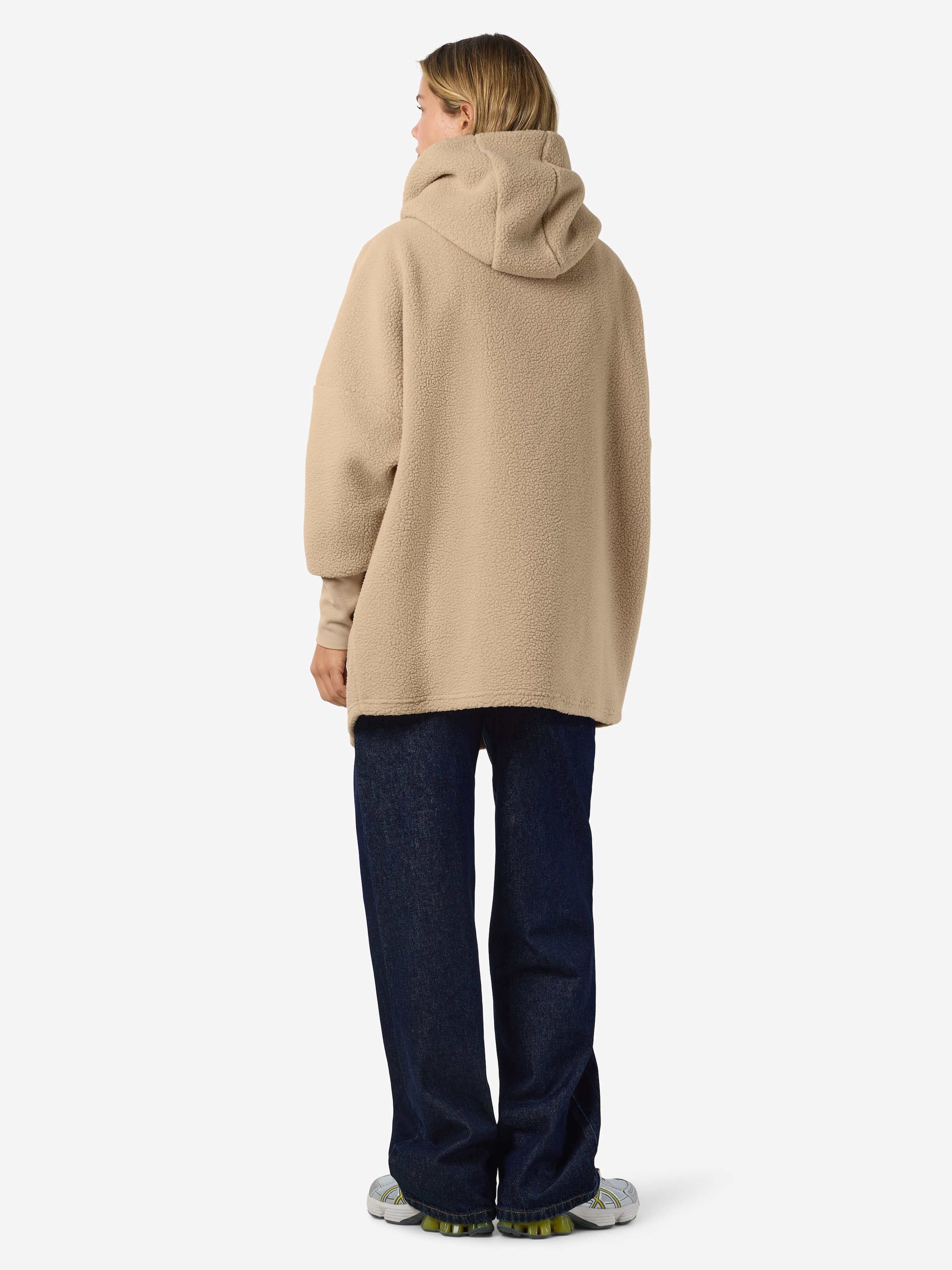 Noisy may Kapuzensweatjacke »NMCOZY L/S LONG SHACKET W HOOD JRS NOOS«