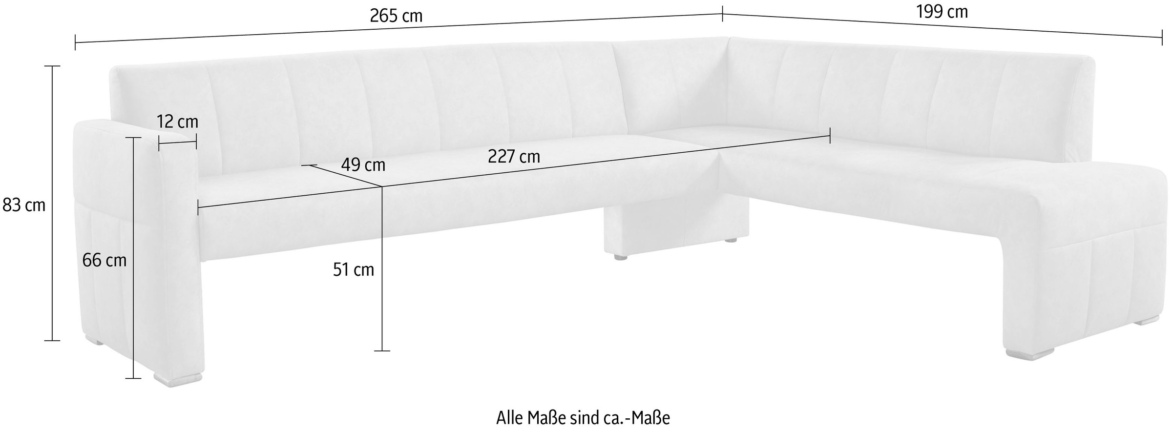 exxpo - sofa fashion Essbank, elegant und modern mit hohem Sitzkomfort
