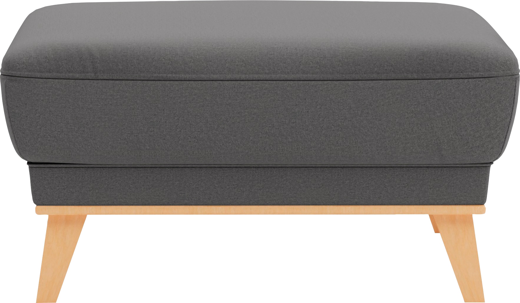 sit&more Polsterhocker »Lavida« Mit elegantem Holzrahmen