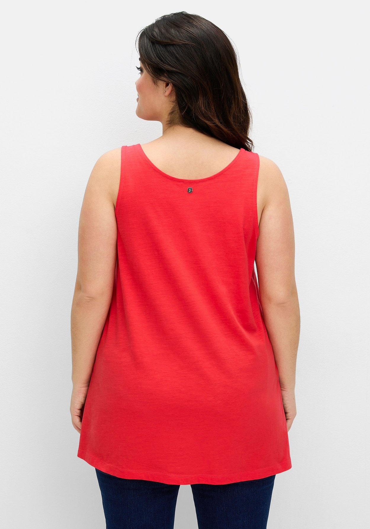Sheego Longtop »Longtop mit Knotendetail am Träger«