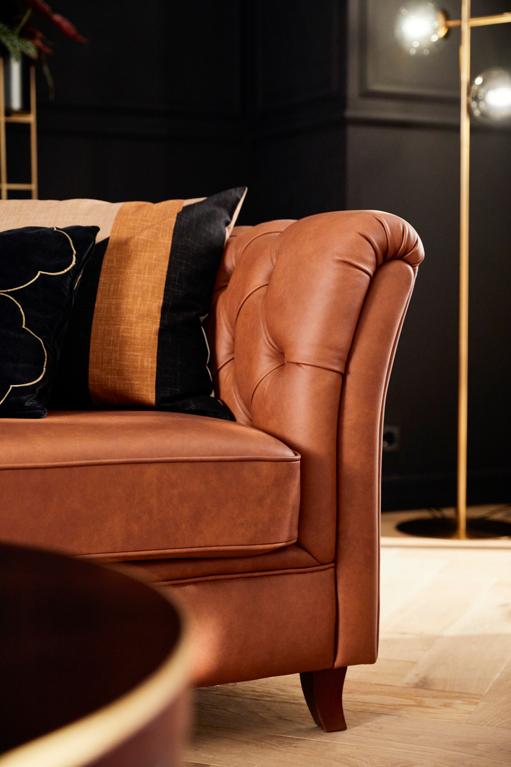 Home affaire Chesterfield-Sofa »Reims«, mit echter Chesterfield-Knopfheftung, hochwertige Verarbeitung