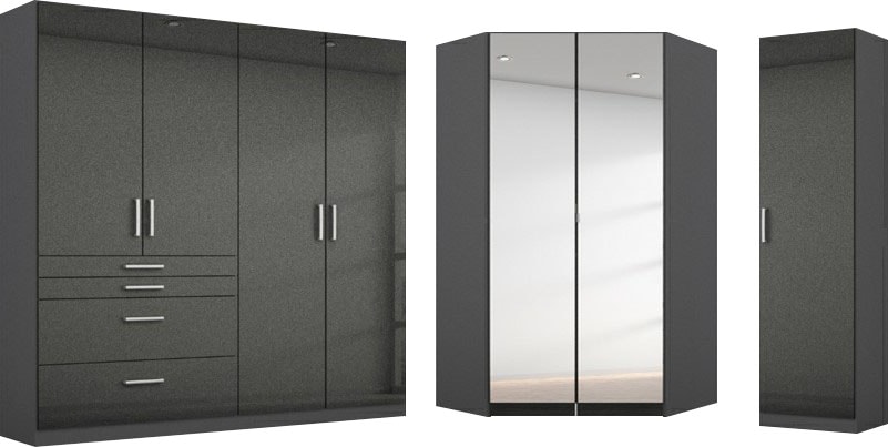 Schrank-Set »Kleiderschrank Schrank Garderobe Garderobenschrank Eckschrank HOMBURG«,...