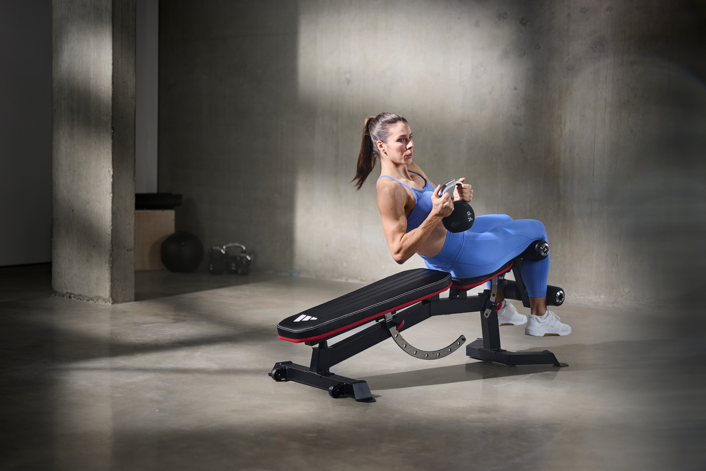 adidas Performance Trainingsstation »adidas Utility Bench mit Bizeps-Curlpult & Beincurler«