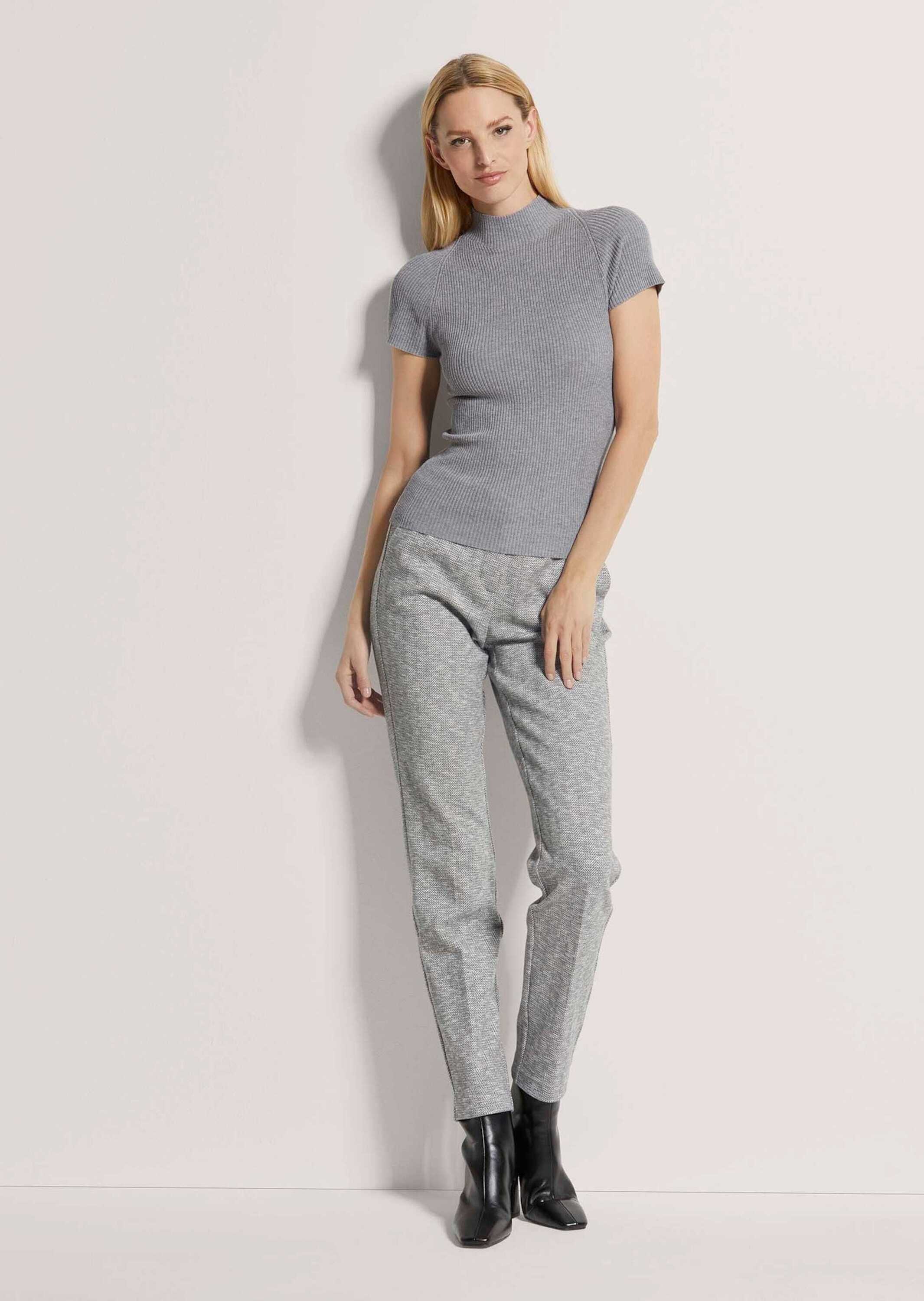 MADELEINE Longpullover »Strickoberteil Kurzarm-Pullover aus Strick« Pullover mit Kurzarm