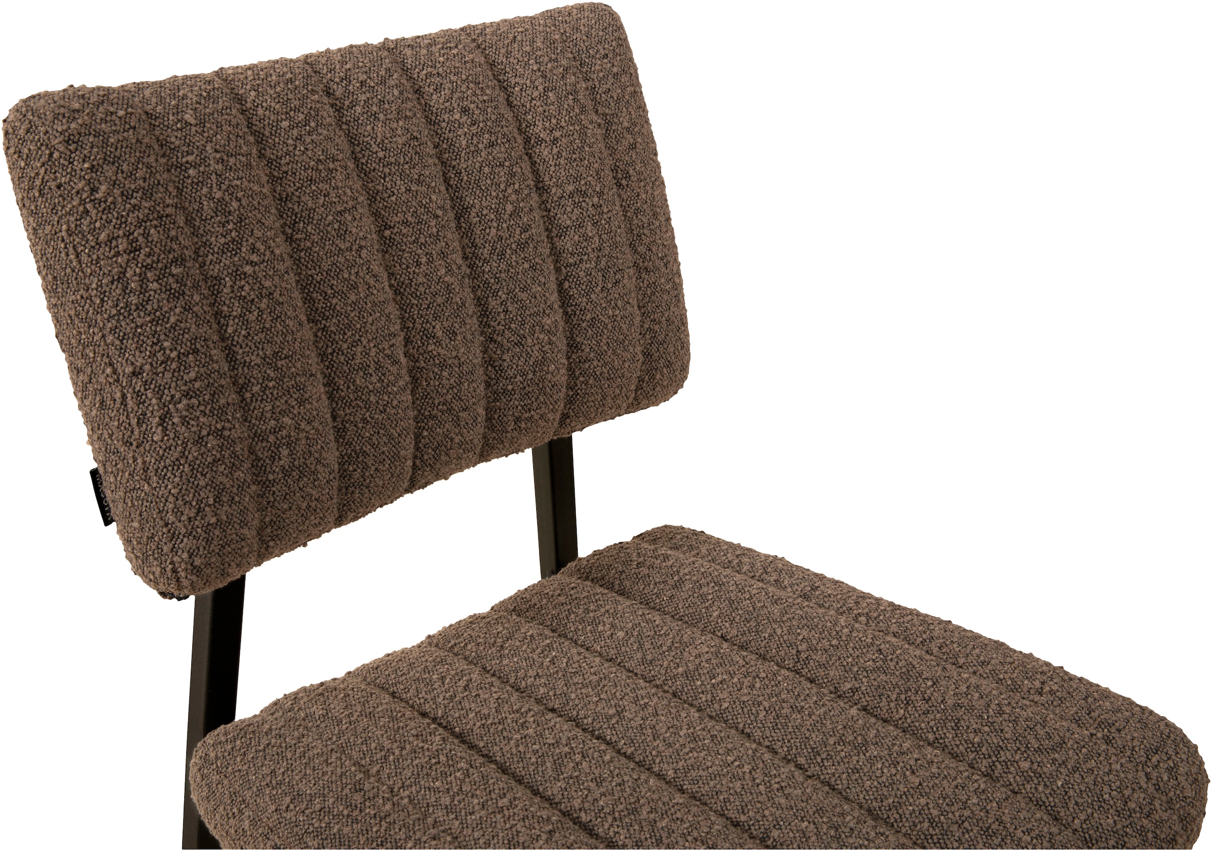 OMG Design Esszimmerstuhl »Dirk«, (Set), 1 St., Stoff, moderner Boucle Bezug, bequem gepolstert