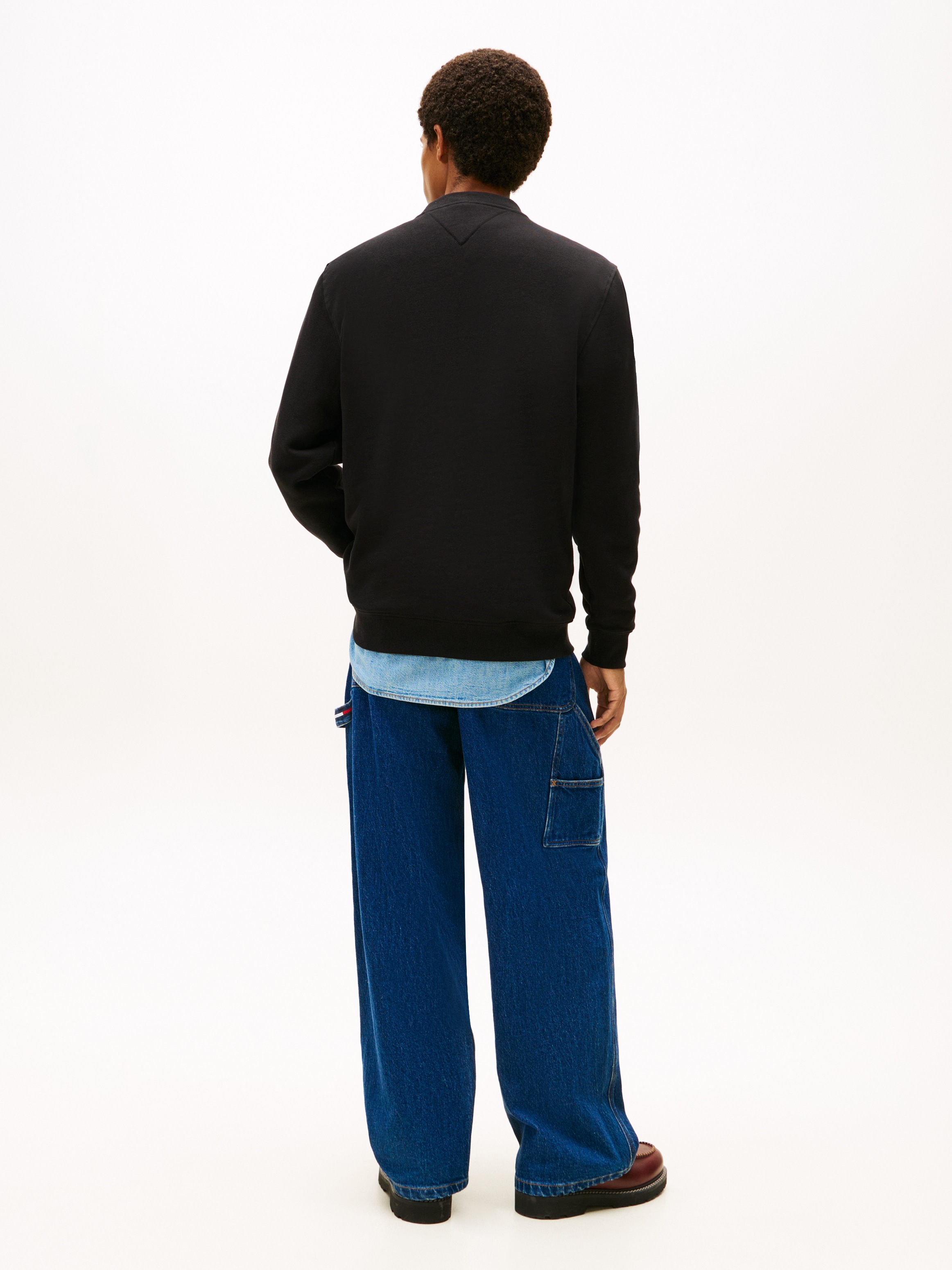 Tommy Jeans Sweatshirt »TJM REG LINEAR CREW EXT«, mit Logostickerei
