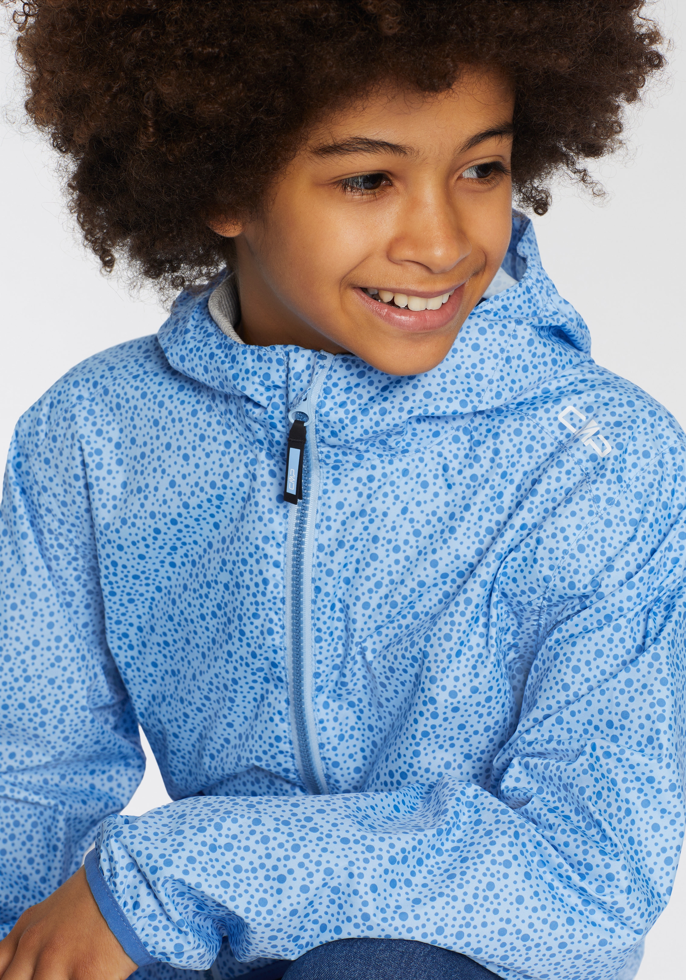 CMP Regenjacke »KID G JACKET RAIN FIX HOOD«, (1 St.), mit Kapuze, Wasserdicht & winddicht & schnell trocknend & für Kinder