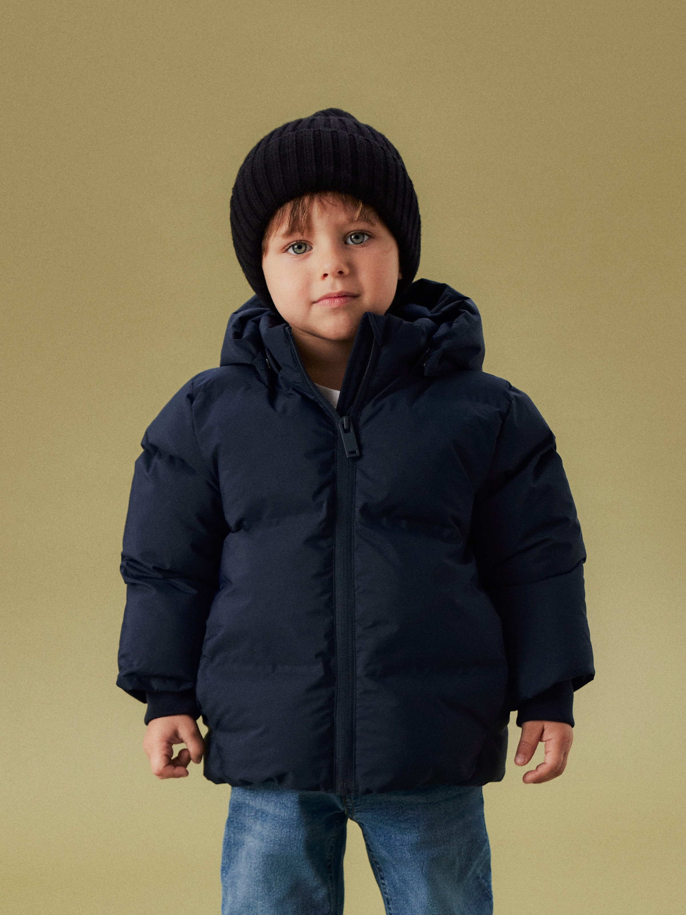 Name It Steppjacke »NMNMUSK PUFFER JACKET TB« mit Kapuze Kunstfaser