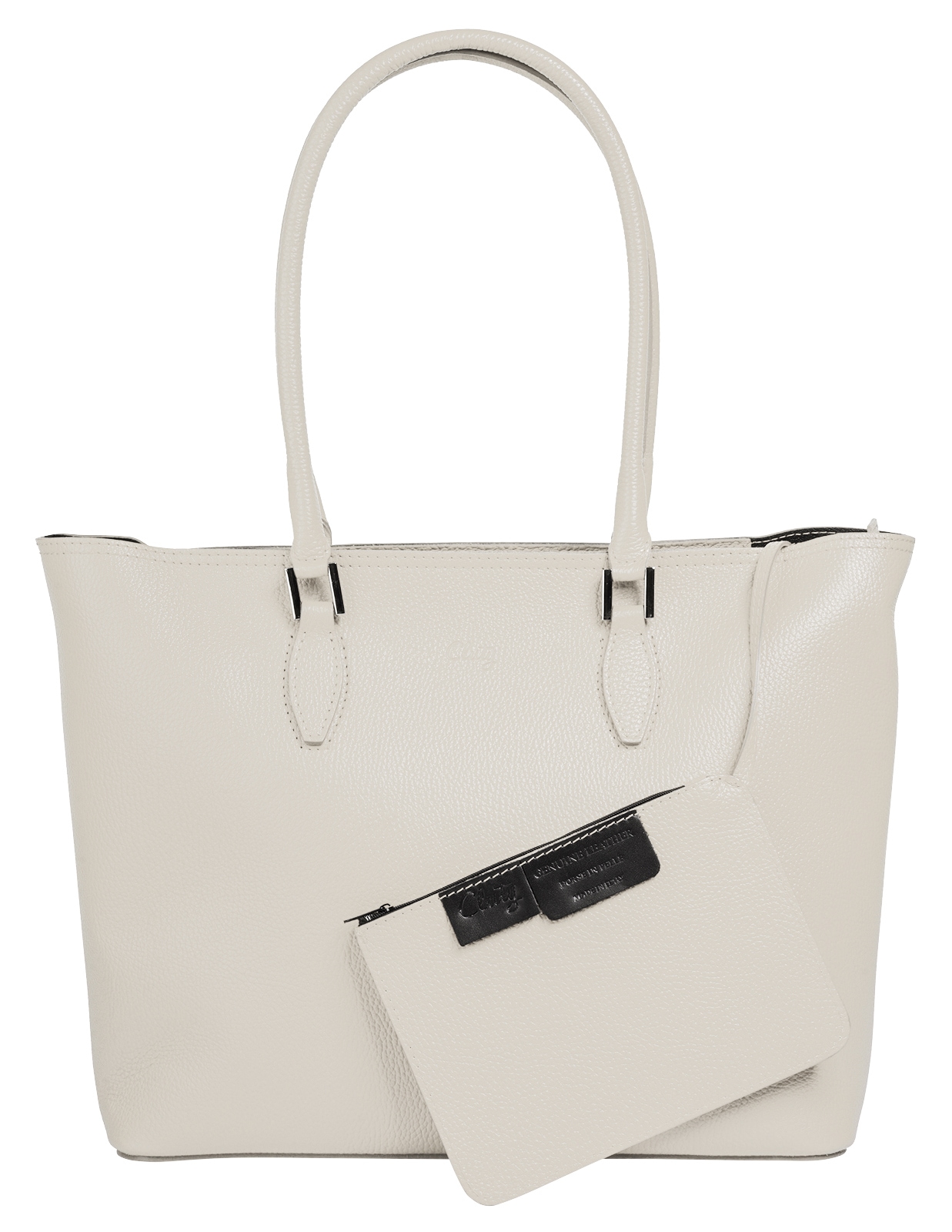 Cluty Shopper, echt Leder, Made in Italy