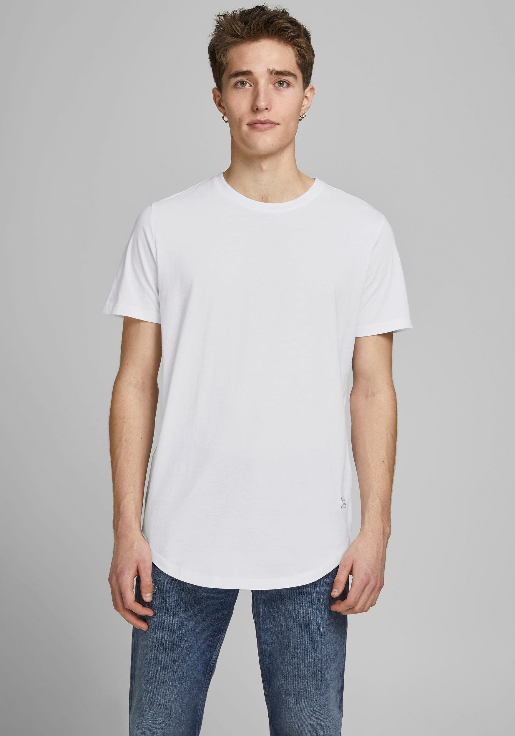 Jack & Jones Rundhalsshirt »JJENOA TEE SS CREW NECK 3PK MP NOOS«, (Packung, 3 tlg., 3er-Pack)