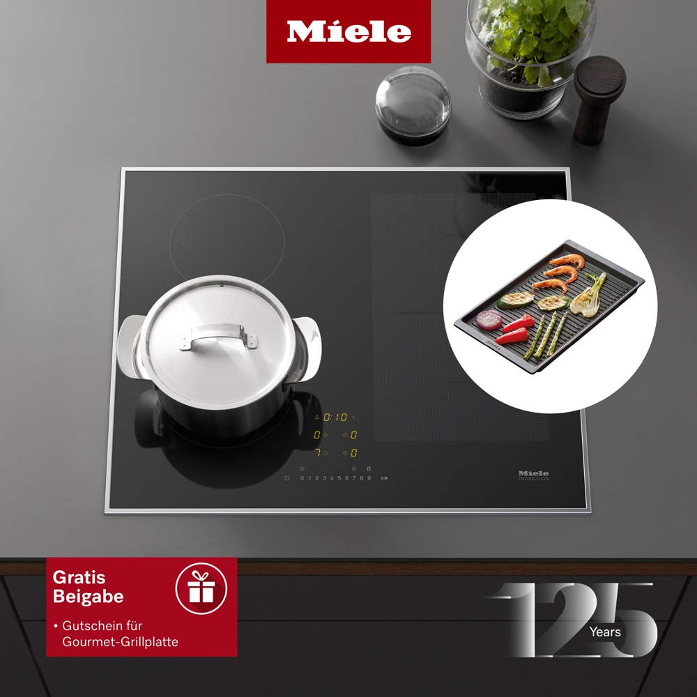 Miele Induktions-Kochfeld »KM 7466 FR 125 Edition« Mit 4 Kochzonen inkl. 1 leistungsstarken PowerFlex-Kochbereich