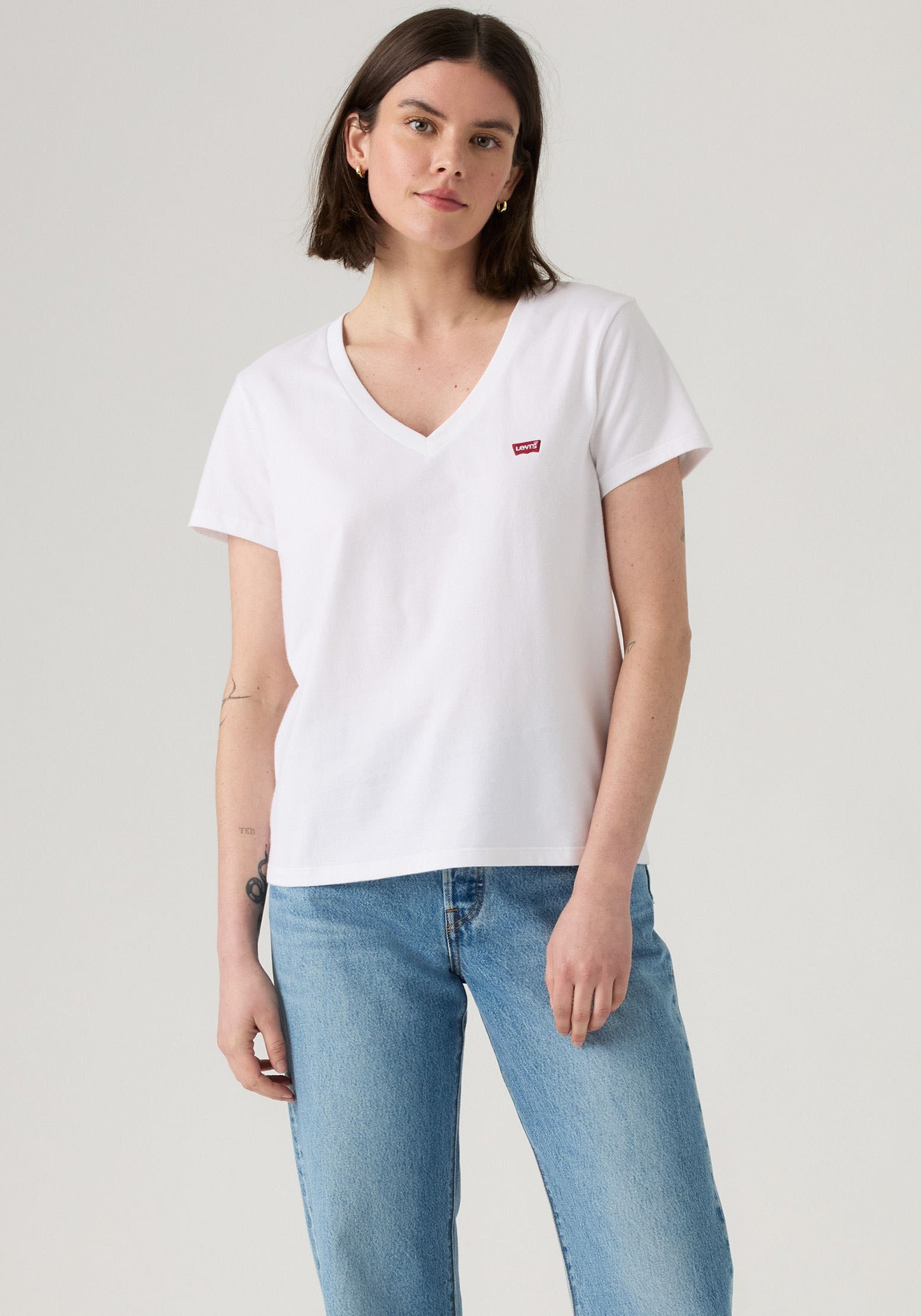 Levi's® T-Shirt »VNECK TEE 2 PACK«, (Packung, 2 tlg.)