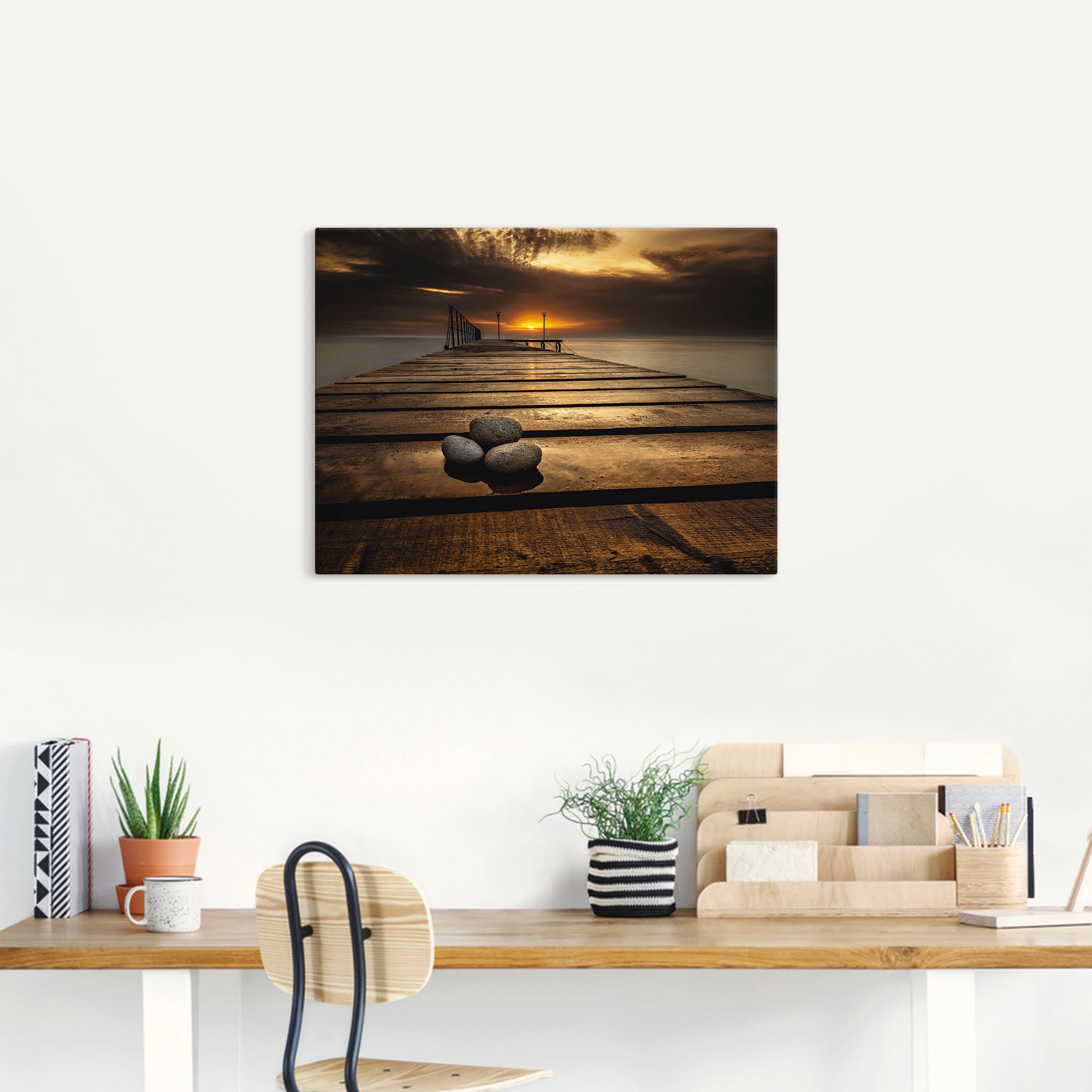 Artland Wandbild »Sonnenaufgang am Schwarzen Meer«, Sonnenaufgang & -untergang, (1 St.), als Leinwandbild, Poster, Wandaufkleber in verschied. Größen