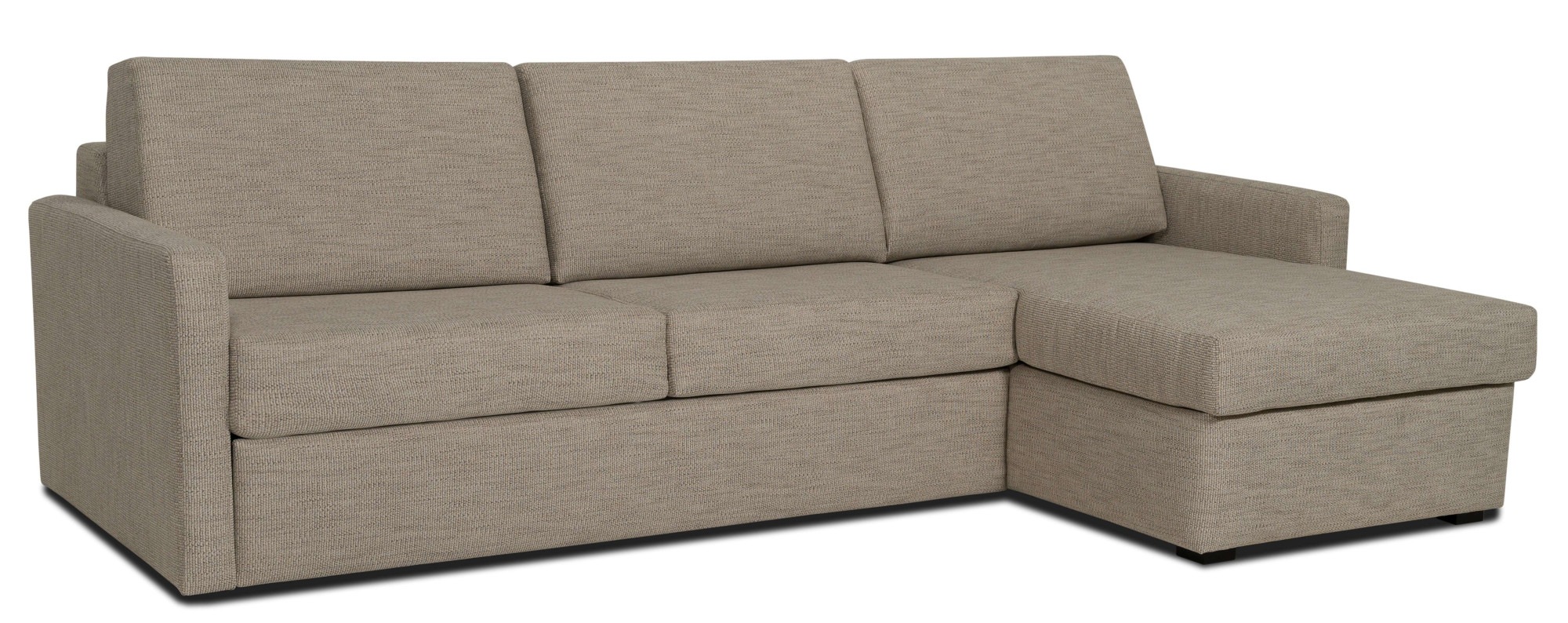 Places of Style Schlafsofa »GOLDPOINT Ecksofa 264 cm, Liegefläche (140/200cm), L-Form,«, Bettfunktion, Bonell-Federkernmatratze und Dauerschläfer-Funktion