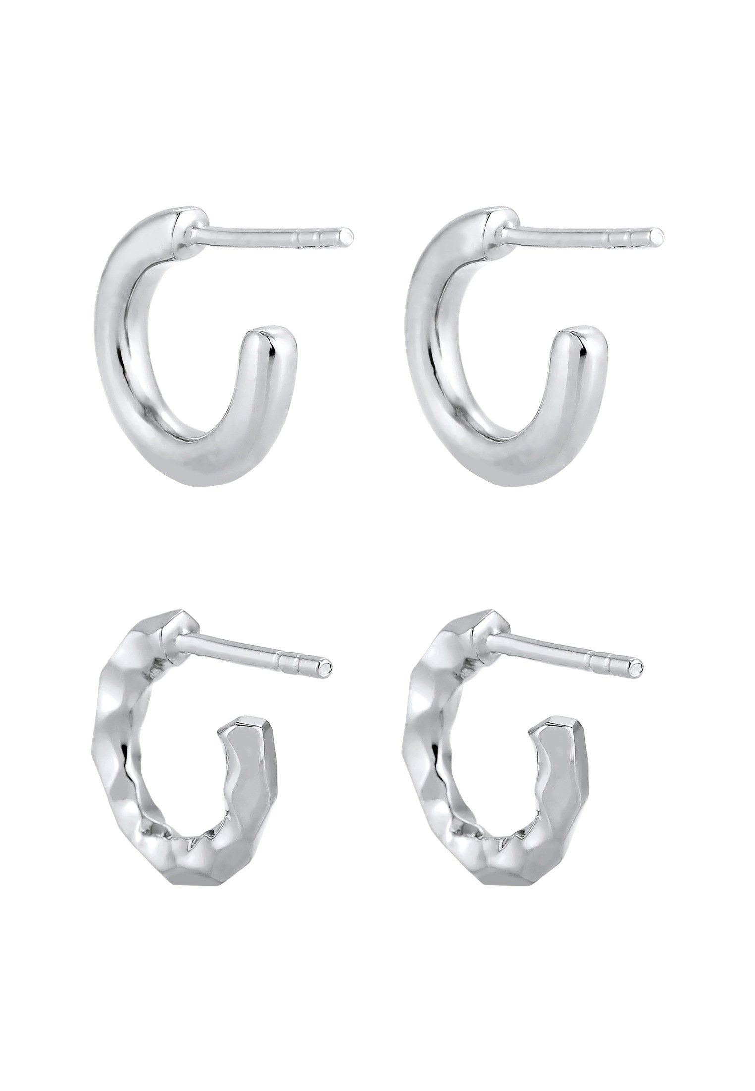 Elli Paar Creolen »Ohrringe Creolen 2er Set 925 Sterling Silber«