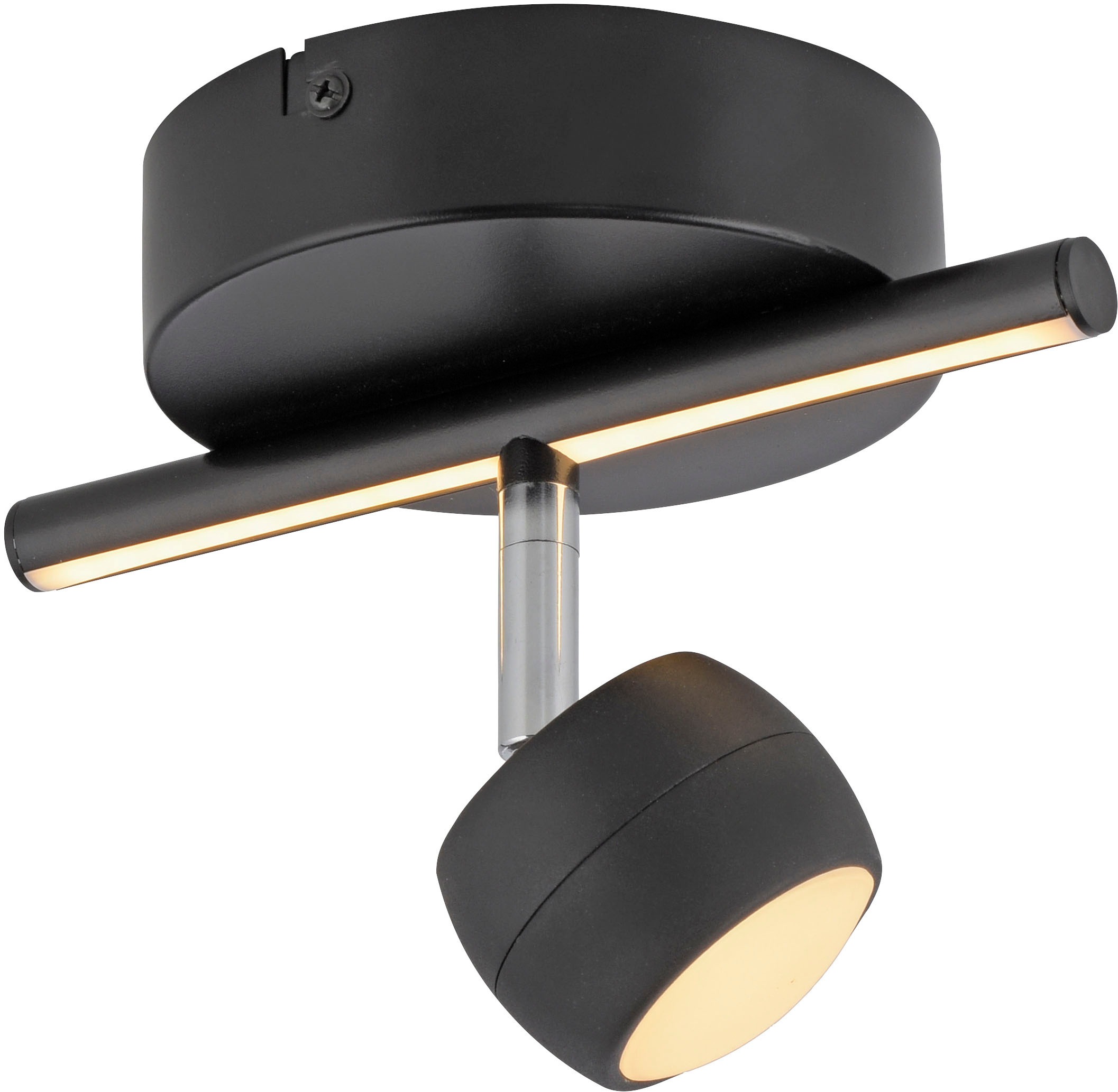 JUST LIGHT LED Deckenleuchte »JARIK« LED-Board 1 Stk. Warmweiß Serienschalter: Alles / Spots / Profile, getrennt schaltbar