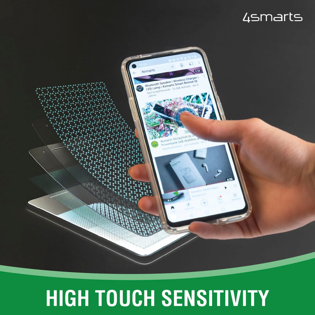 4smarts Displayschutzfolie »4Smarts Second Glass X-Pro Clear für iPhone 13«