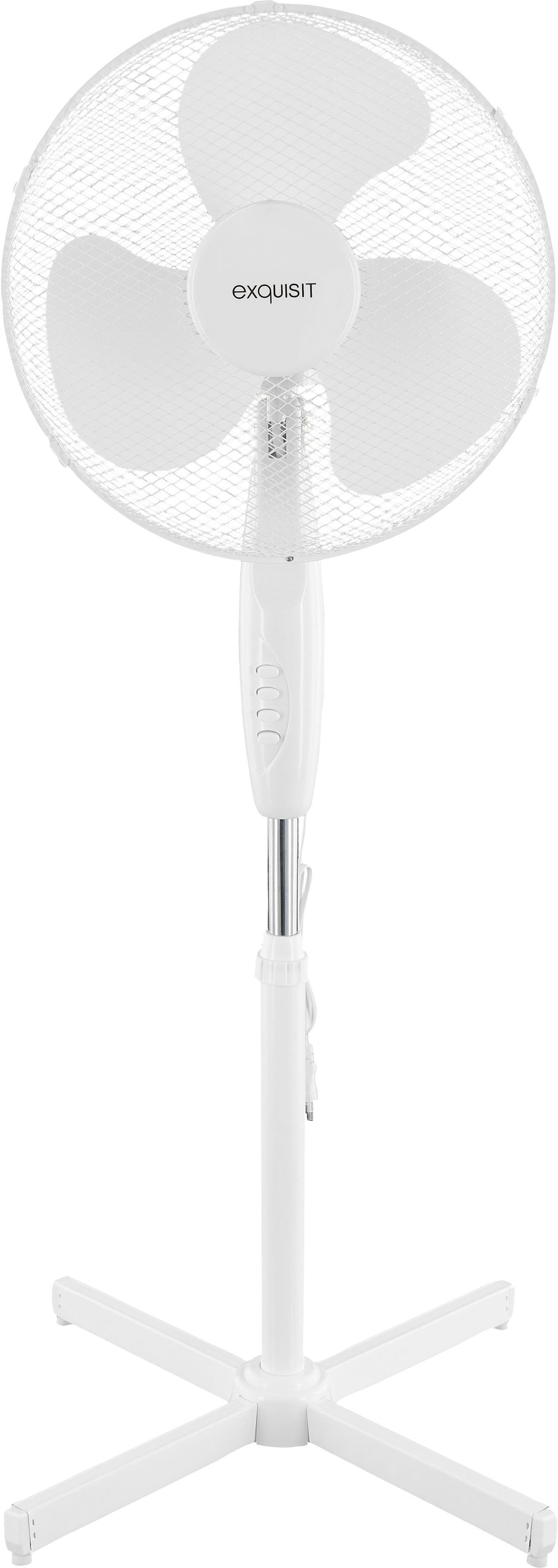 exquisit Standventilator »VS 35064 we« Ø 40 cm, Metall, inkl Oszillation & 50 W Leistung