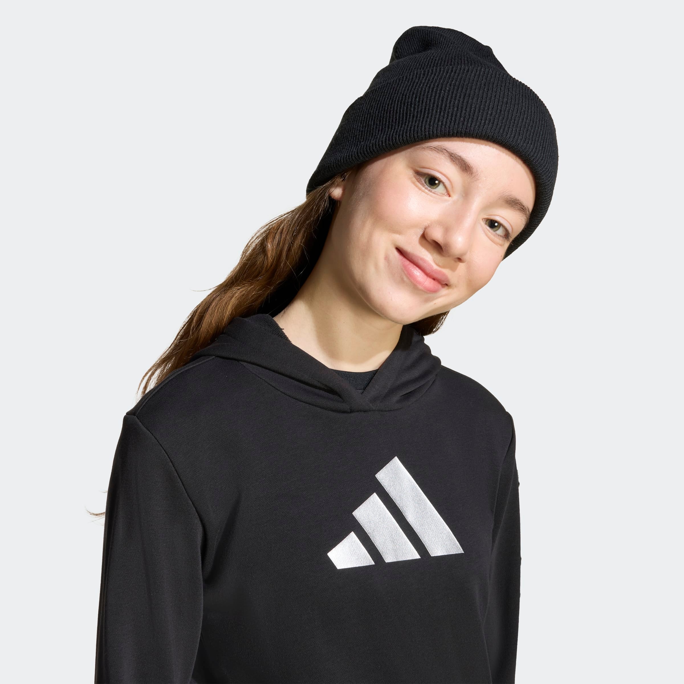 adidas Sportswear Kapuzensweatshirt »GLAM GRAPHIC HOODIE KINDER«
