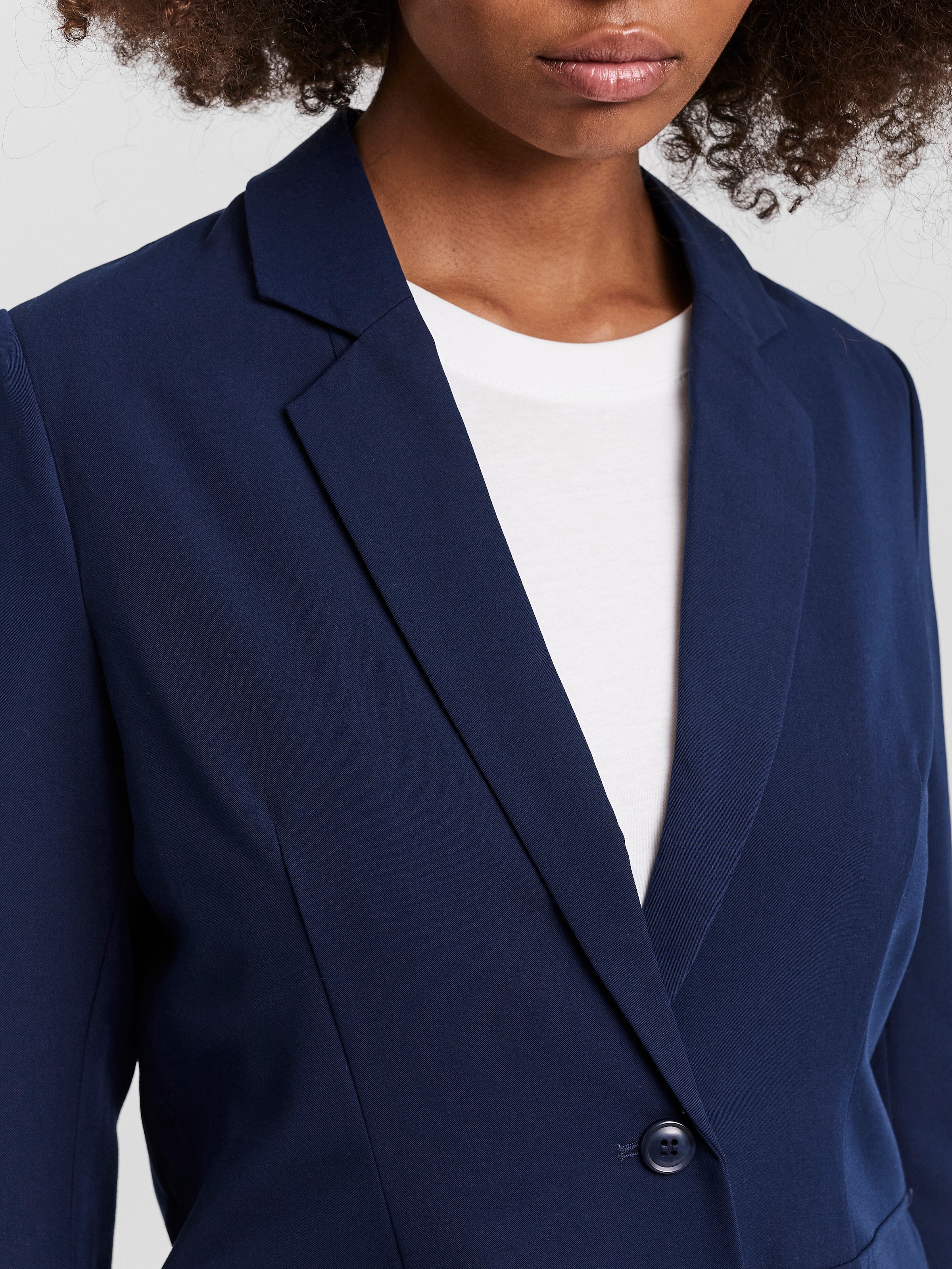 Vero Moda Longblazer »VMZELDA LS LOOSE BLAZER NOOS« lässige Form, 1-Knopf Verschluss