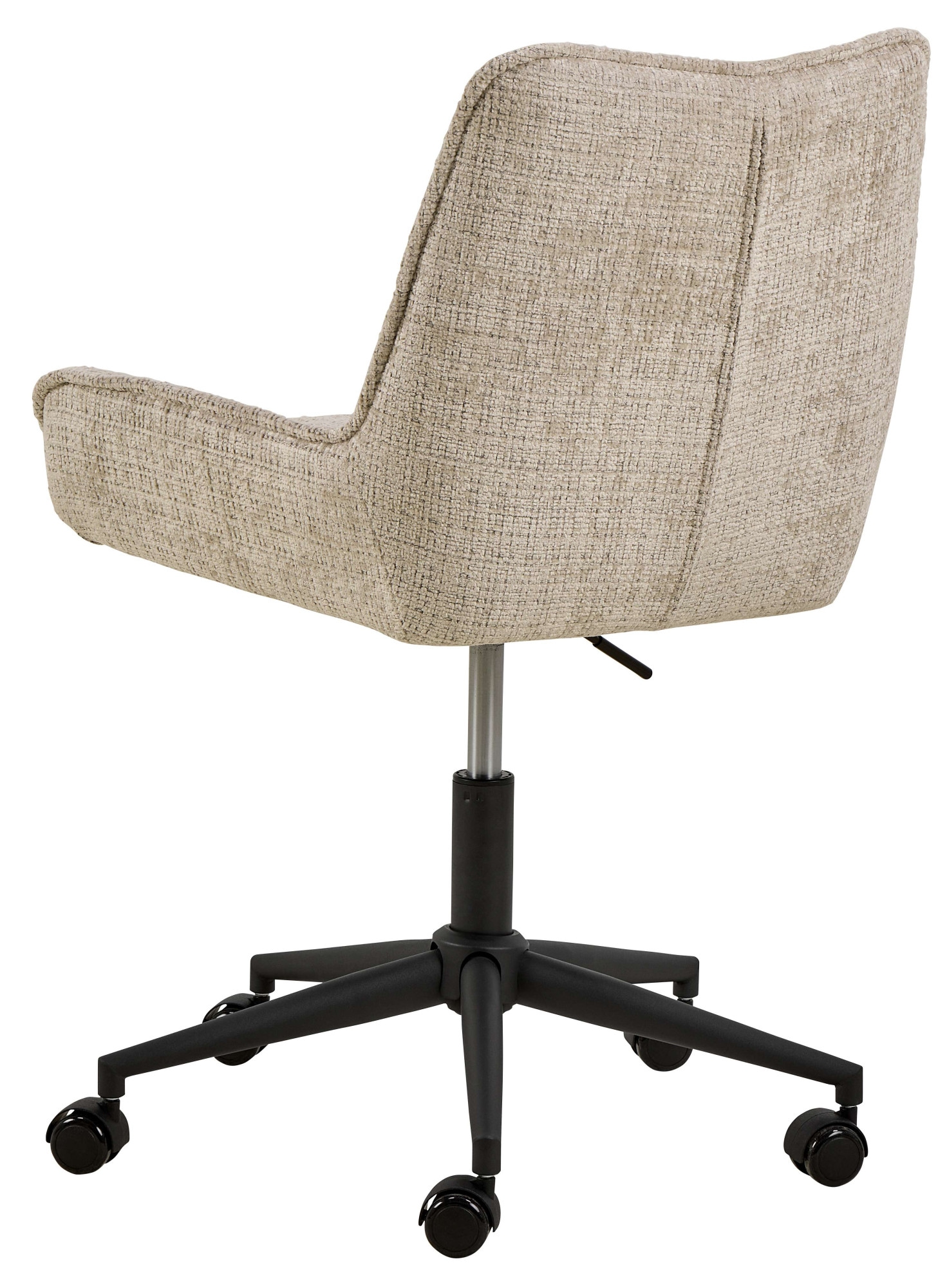 ACTONA GROUP Schreibtischstuhl »Eddie, Bürostuhl, Computerstuhl, Drehstuhl« () 1 Stk.Bürostuhl, beiger Stoff, geschwungene Form, Drehfunktion, FSC™
