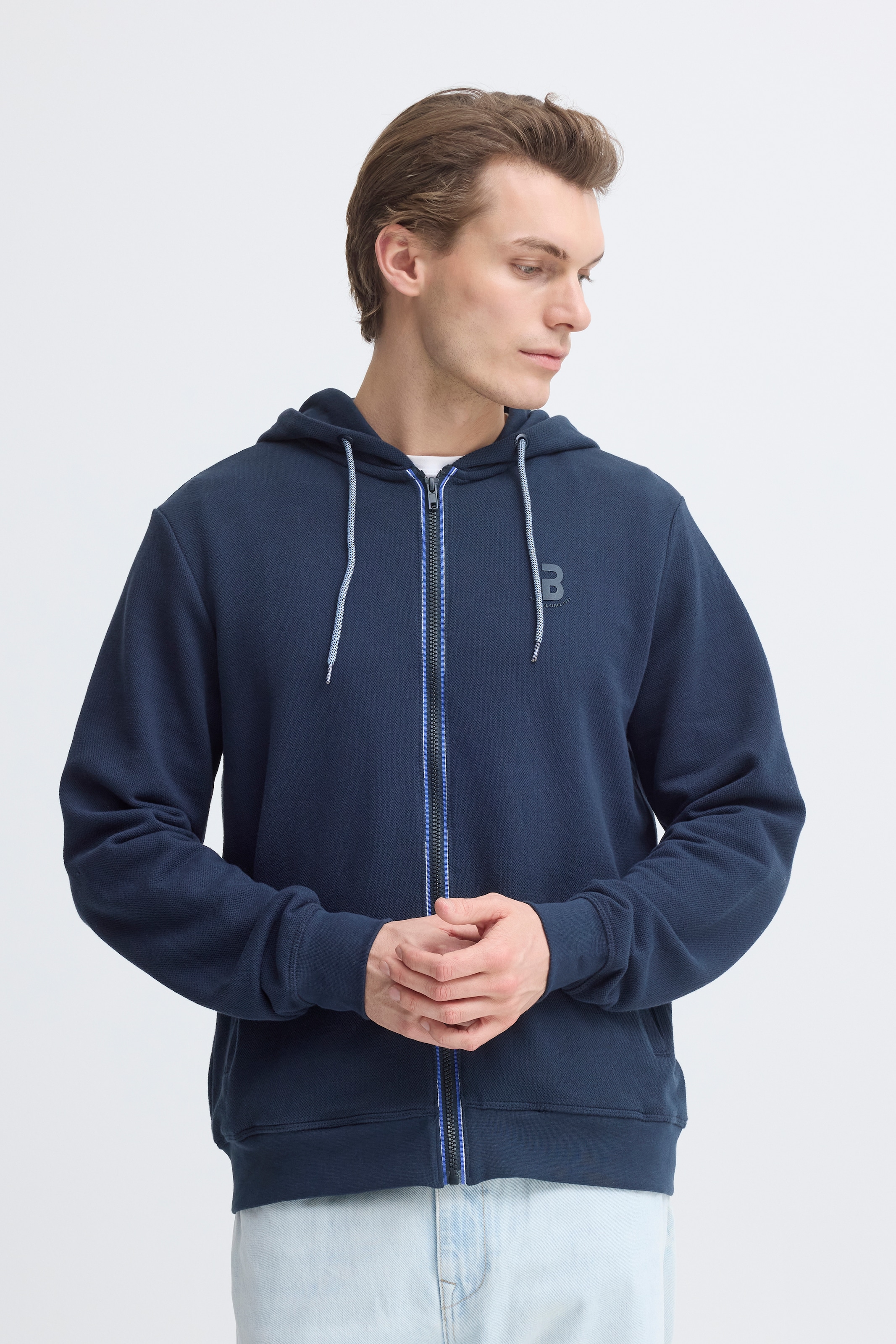 Blend Kapuzensweatshirt »BHJUMA PIQUE ZIPP SWEAT«
