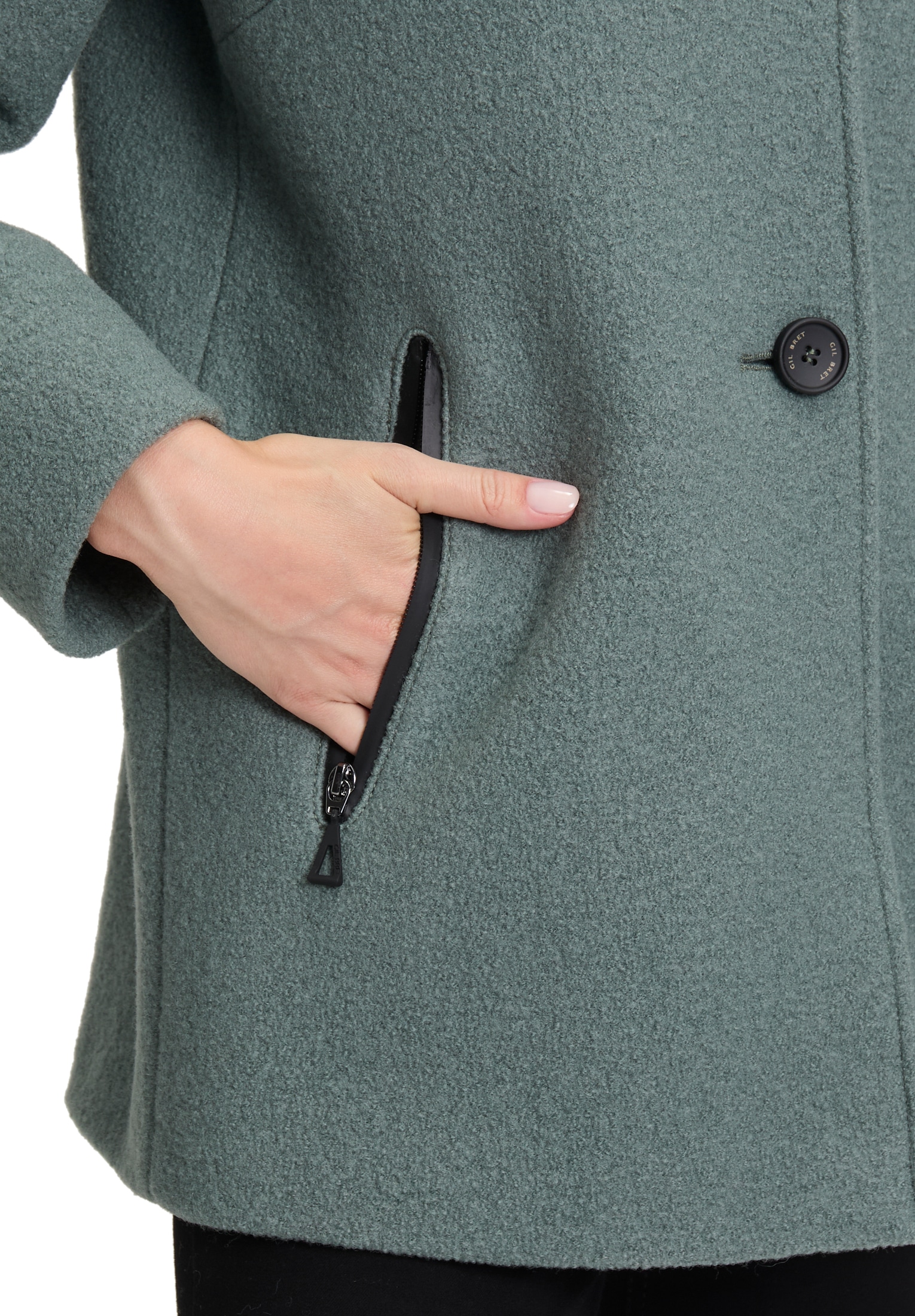 Gil Bret Wolljacke »Wolljacke mit Kapuze«