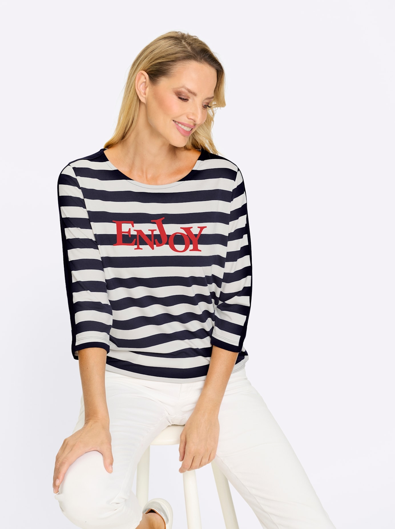 heine 3/4-Arm-Shirt »T-Shirt« 1 tlg.