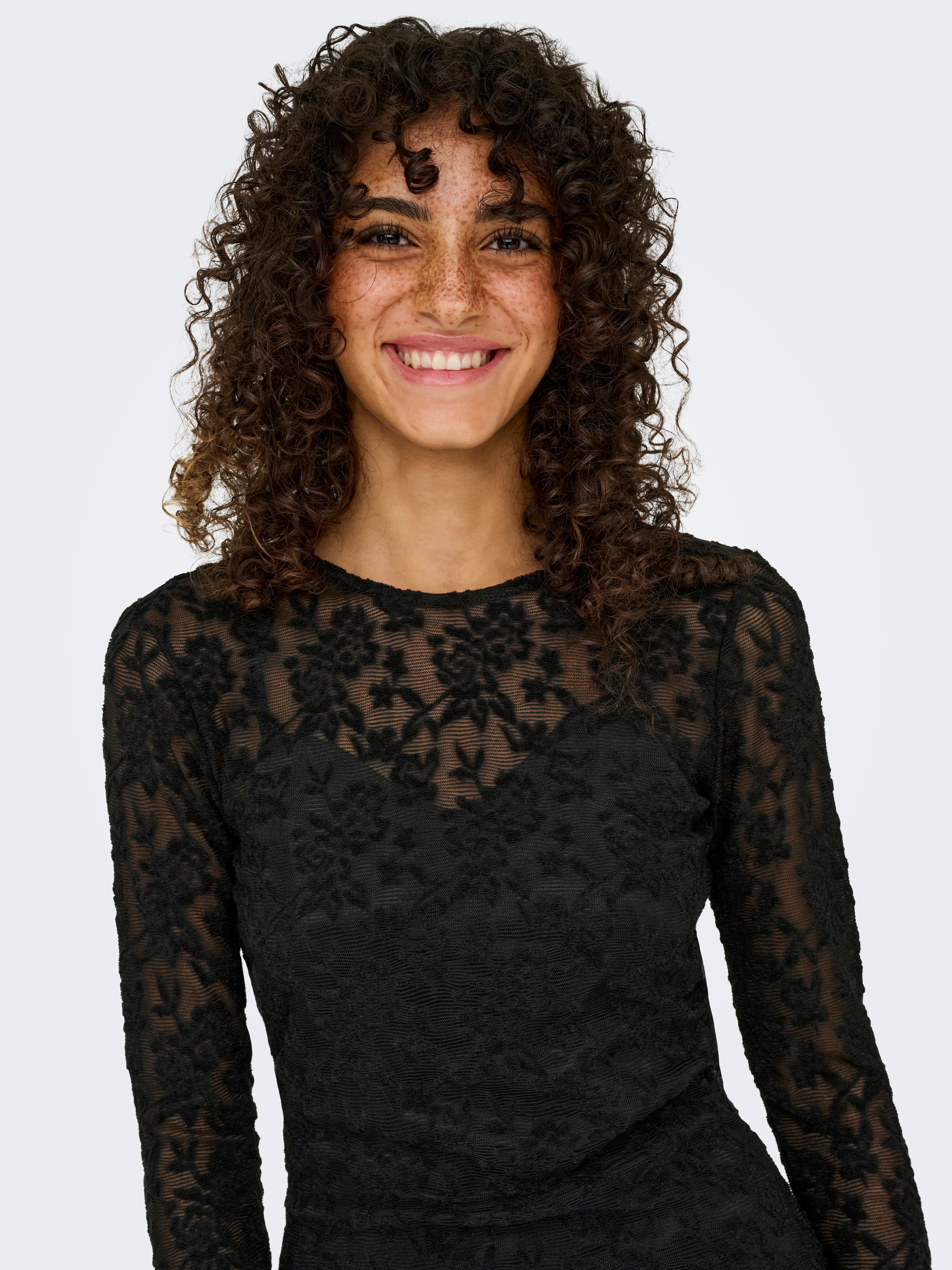 ONLY Minikleid »ONLBLAISE L/S O-NECK DRESS JRS«, Sommerkleid