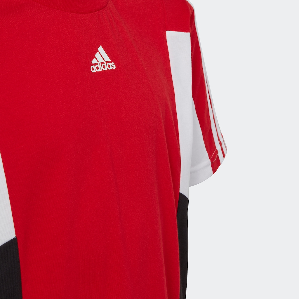 adidas Sportswear T-Shirt »COLORBLOCK 3-STREIFEN REGULAR FIT«