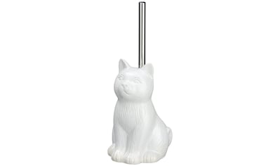 WENKO WC-Garnitur »Cat Weiß«, 1 St., aus Keramik, Keramik kaufen
