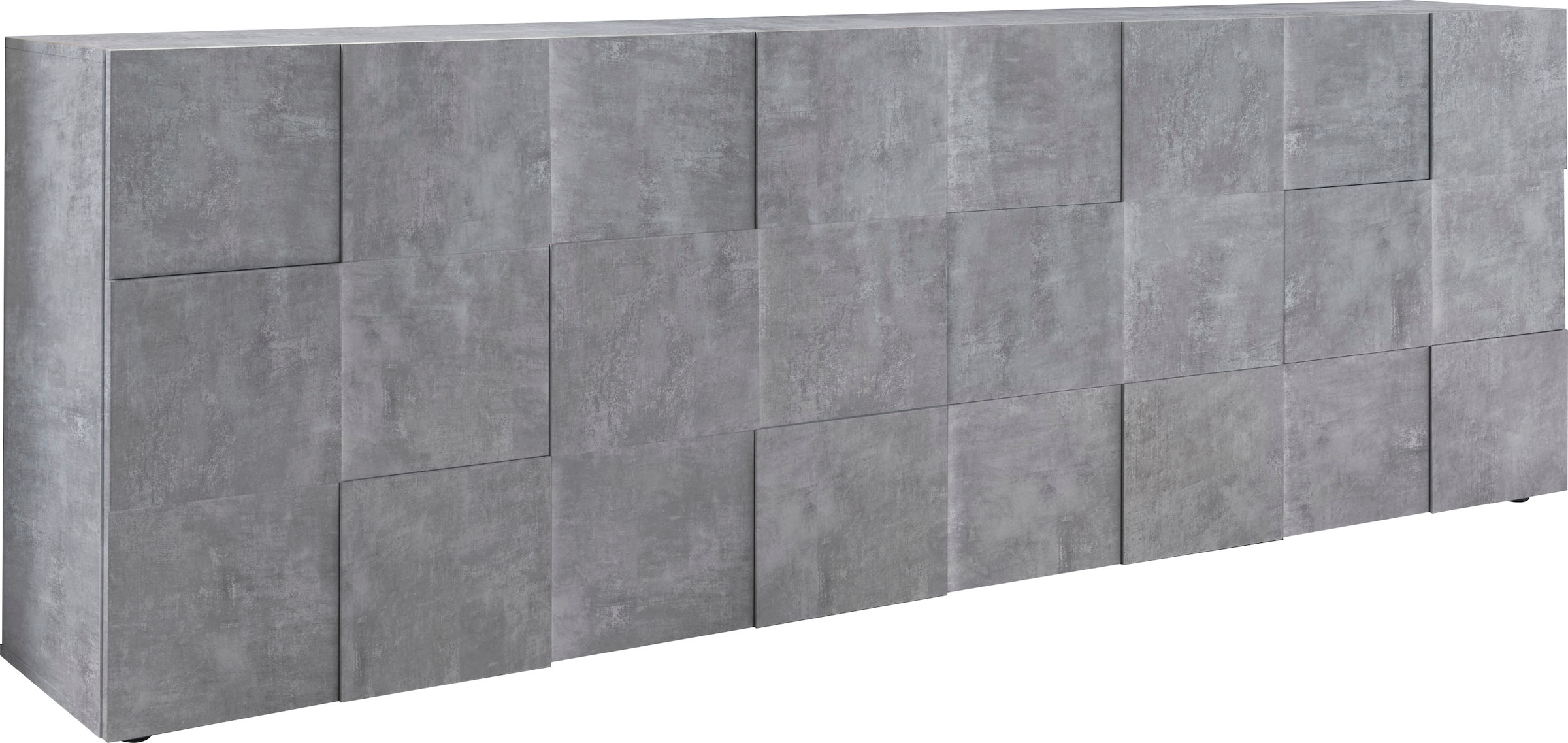 Home affaire Sideboard »Dama Breite 241, Kommode 4 Türen, Anrichte« Front in 3D-Optik, viel Stauraum, verschiedene Farben