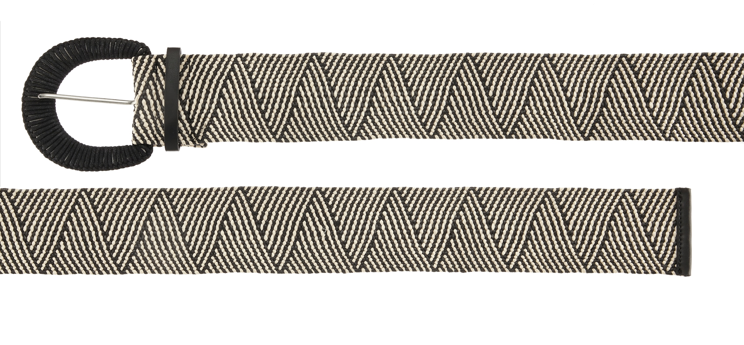 LASCANA Taillengürtel »Stretchgürtel, Schmuckgürtel« elastischer Gürtel für Kleid & Overall, Bauchgürtel, Bast-Optik