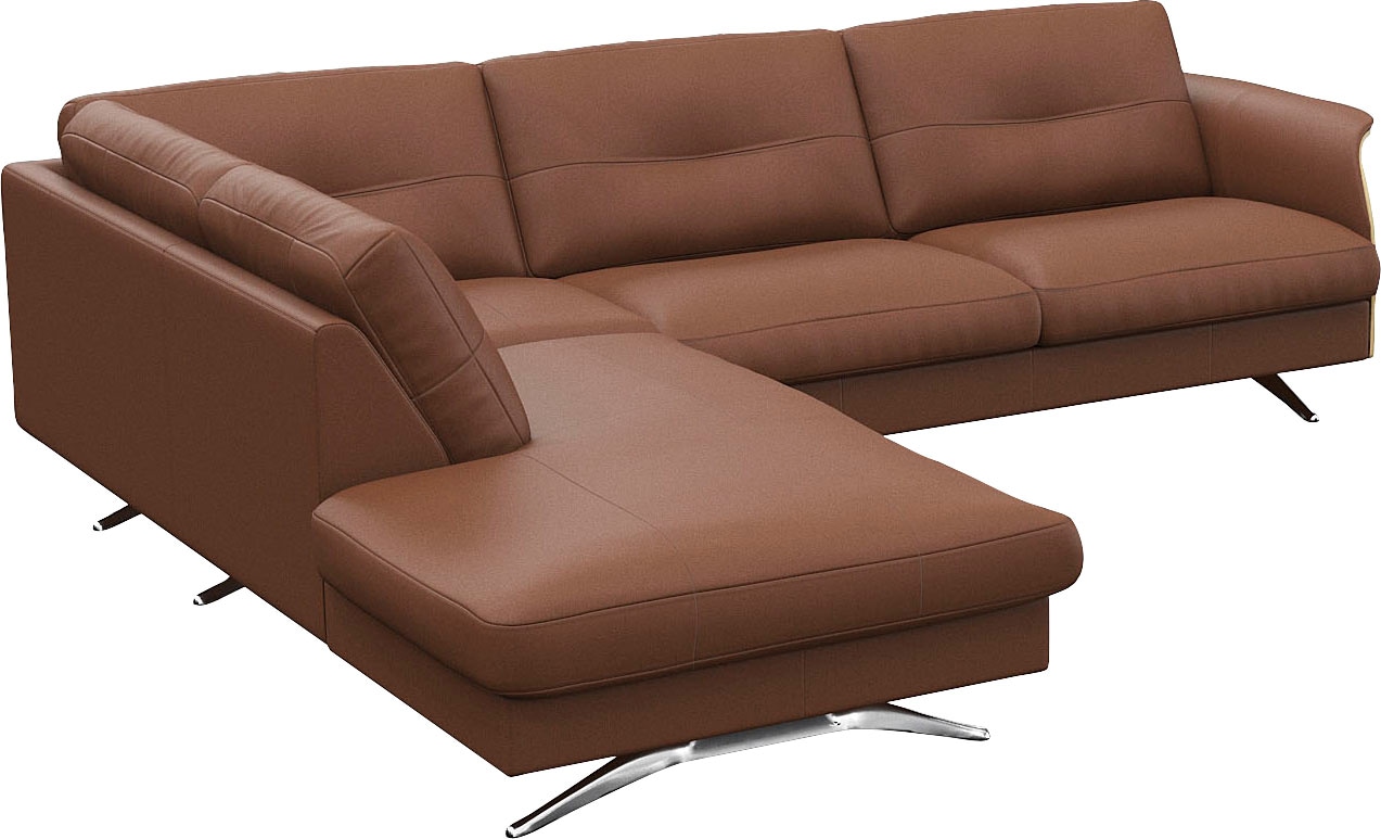 FLEXLUX Ecksofa »Glow«, Skandinavisches Design, In hochwertiger Verarbeitung