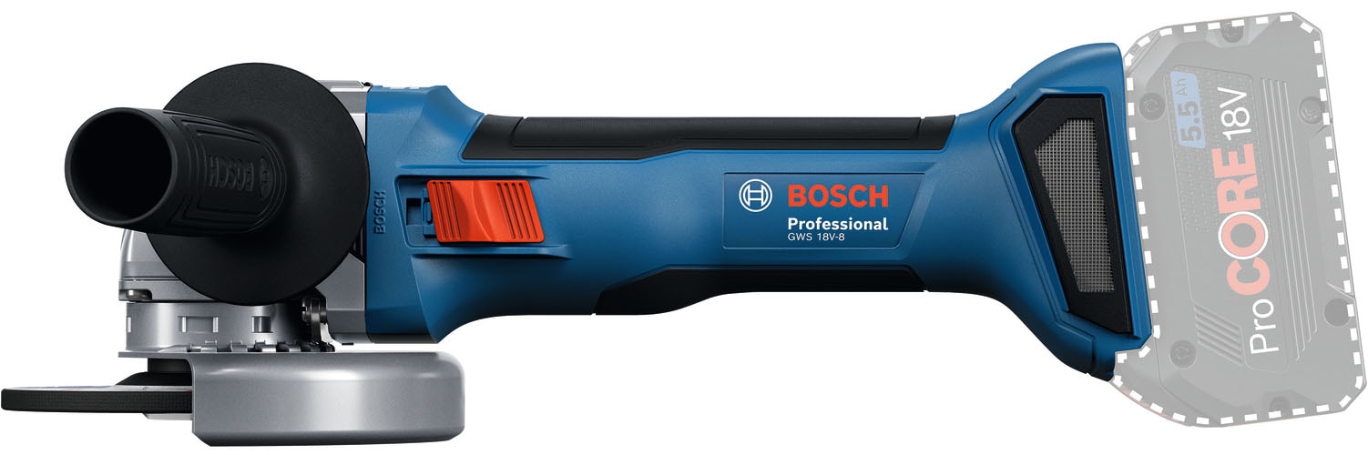 Bosch Professional Akku-Winkelschleifer »»GWS 18V-8««, in L-BOXX 136, ohne Akku, ohne Ladegerät