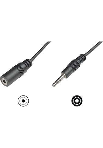Audio-Kabel »Stereo Verlängerungskabel«, 3,5-mm-Klinke, 3,5-mm-Klinke, 500 cm
