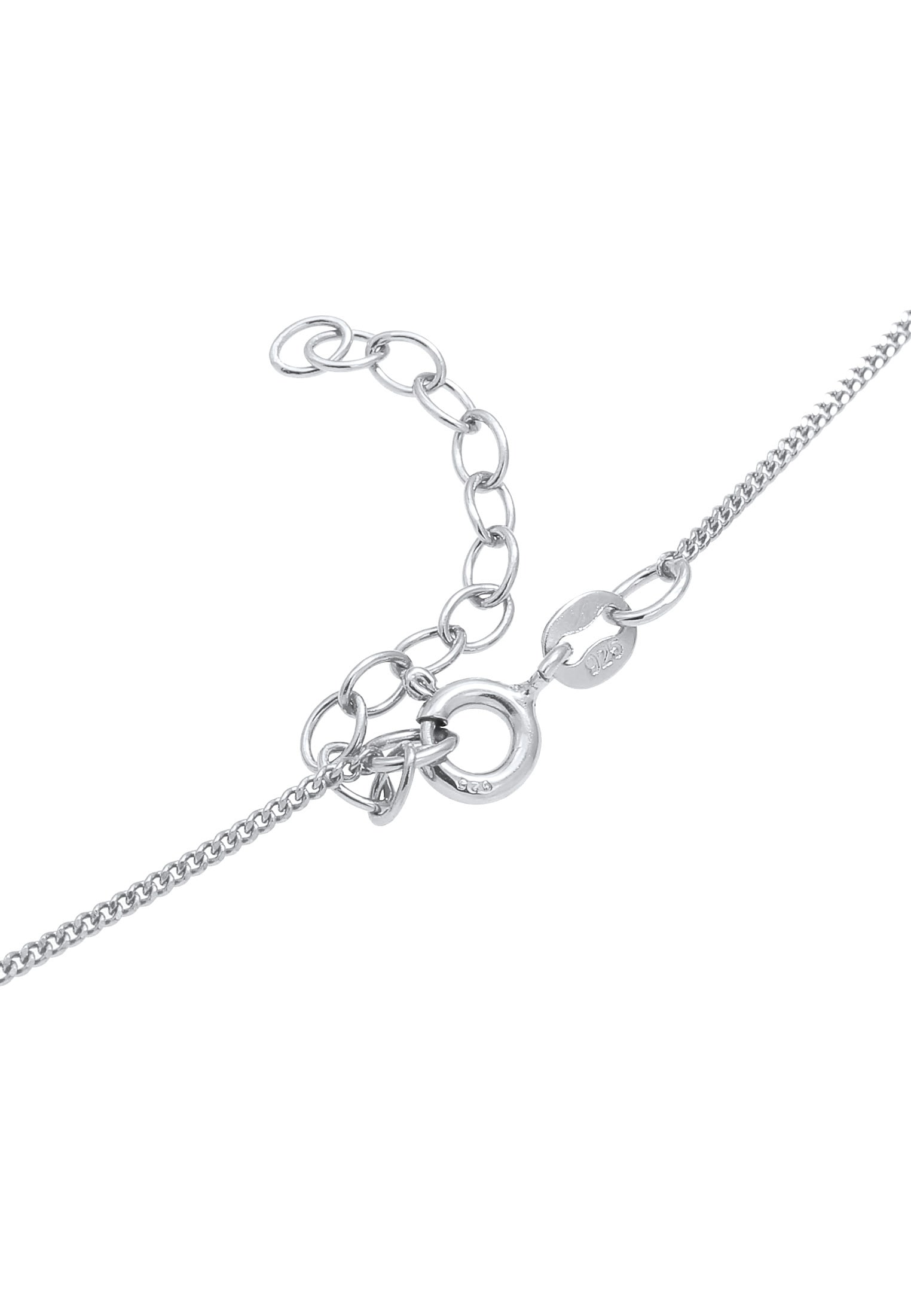 Elli Kette mit Anhänger »Halskette Kleeblatt Glück Symbol Klassisch 925 Silber«