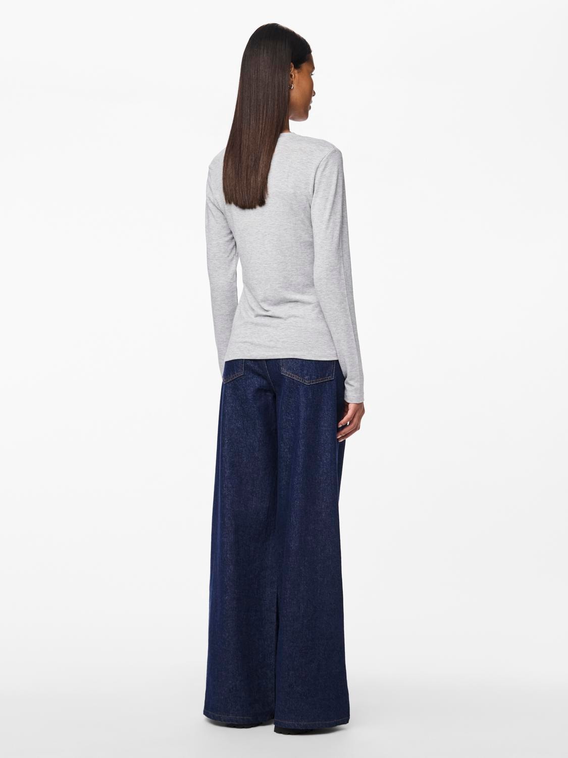 pieces Langarmshirt »PCMARIA LS TOP NOOS BC«