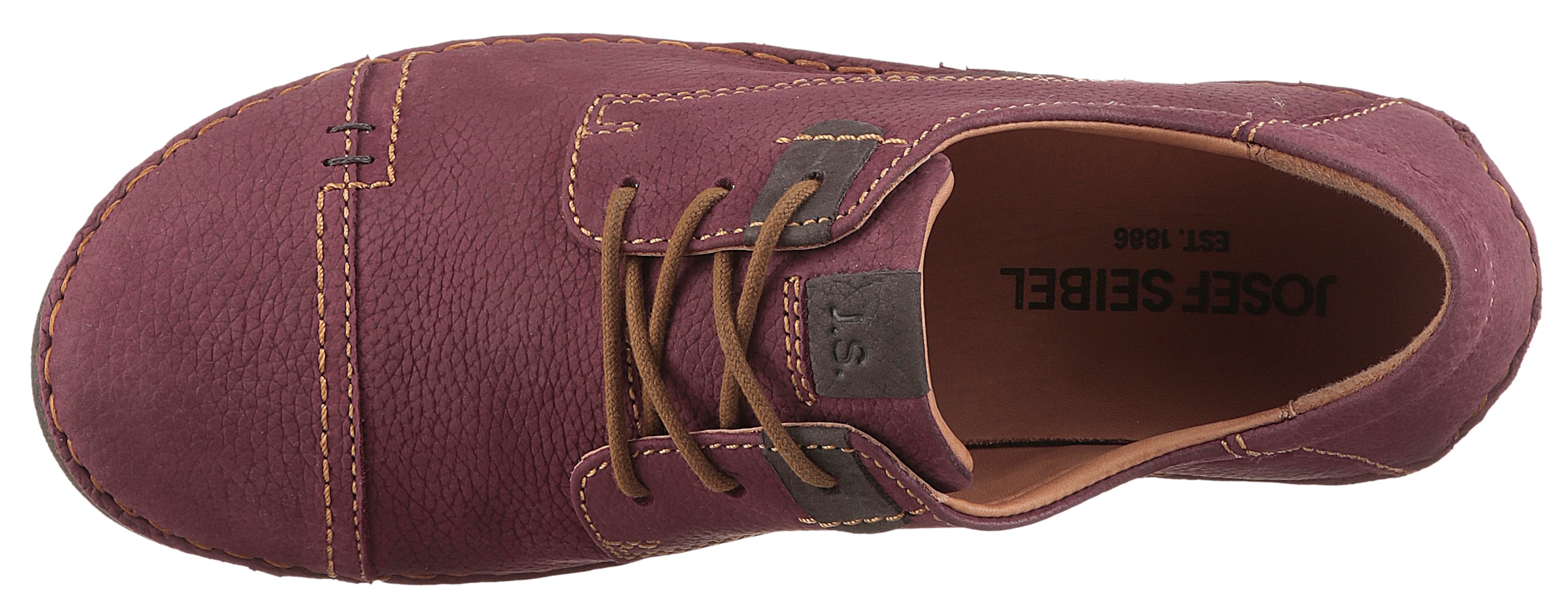 Josef Seibel Schnürschuh »Fergey 41«  , Freizeitschuh, Halbschuh, Komfortschuh mit Wechselfußbett, G-Weite