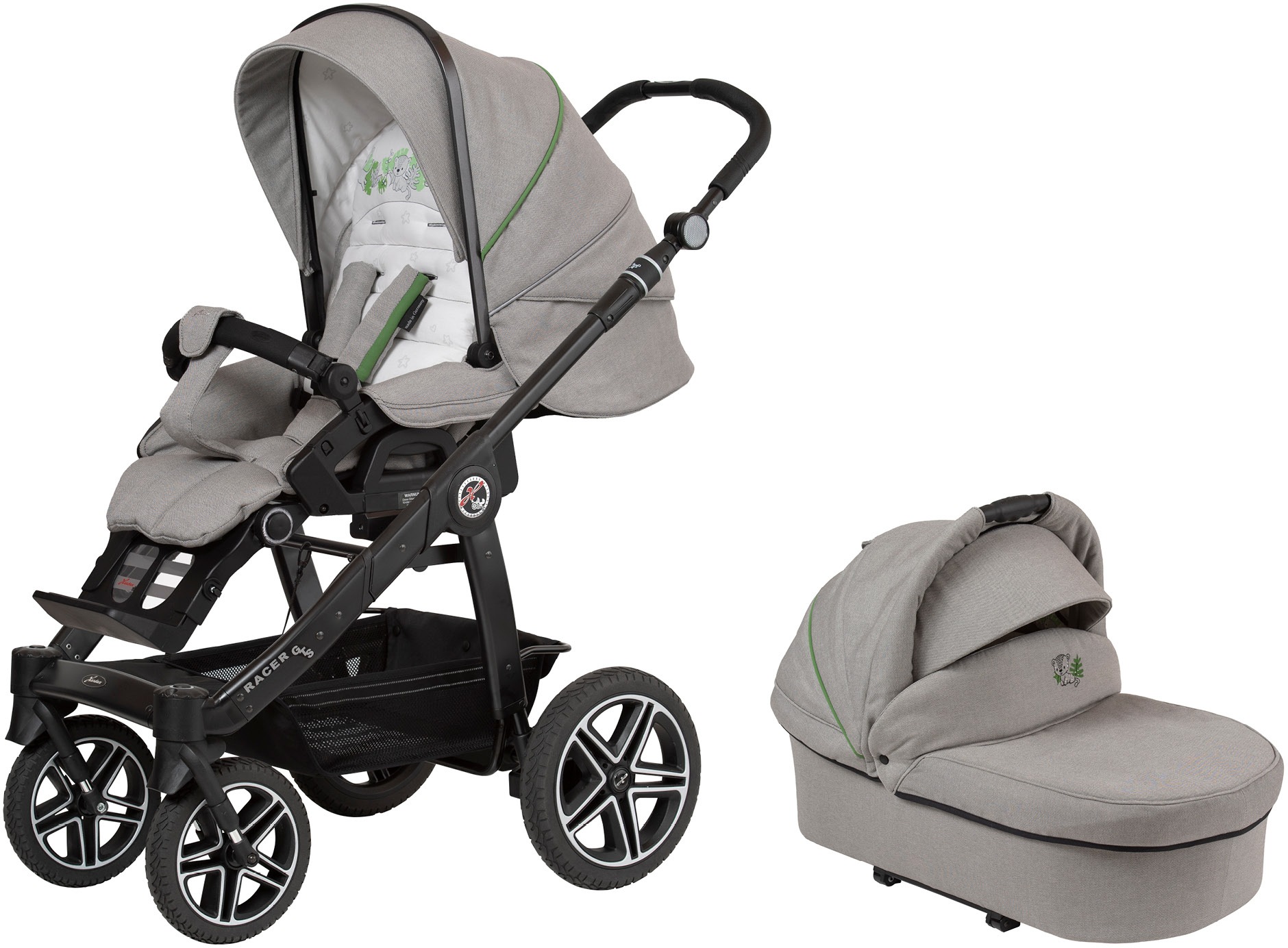 Hartan Kombi-Kinderwagen »Racer GTS«, 22 kg, mit Falttasche; Made in Germany