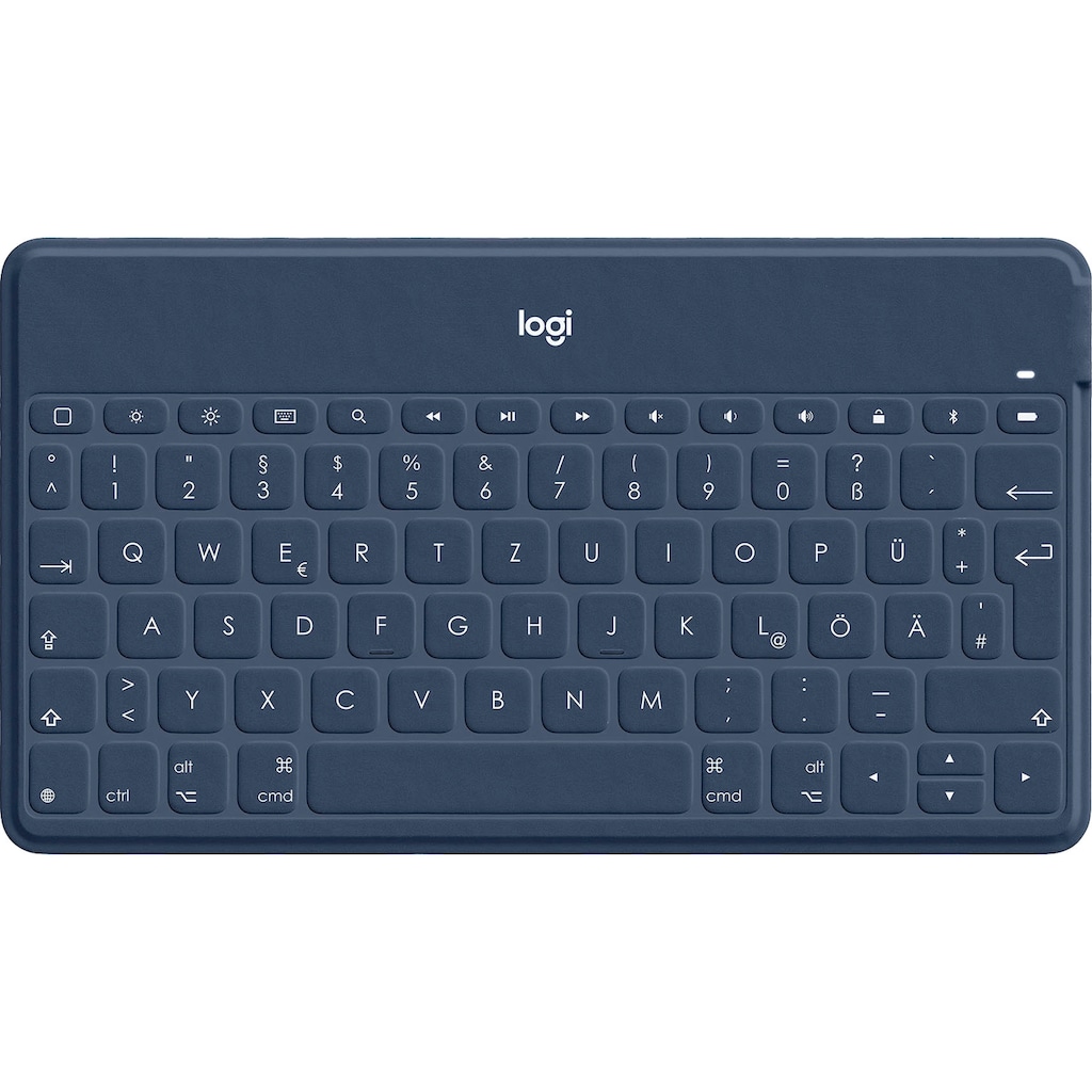 Logitech Apple-Tastatur »Keys-To-Go«, (iOS Sondertasten-Multimedia-Tasten-Lautstärkeregler-USB-Anschluss)