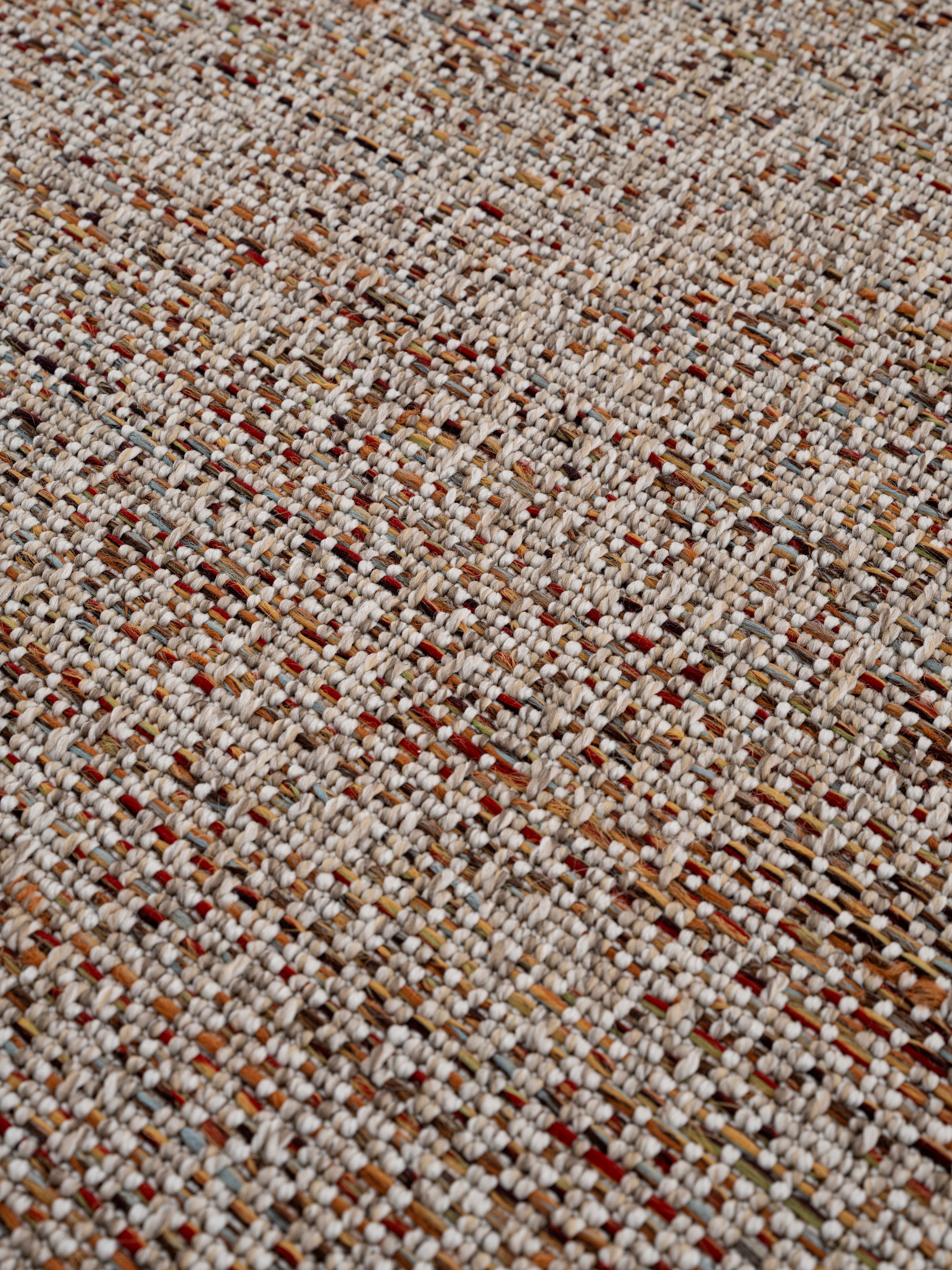 OTTO home Teppich »Lennor, In- und Outdoor geeignet, Balkon, Camping« rechteckig 8 mm Höhe Wetterfest & UV-beständig, meliert, Esszimmer, Wohnzimmer