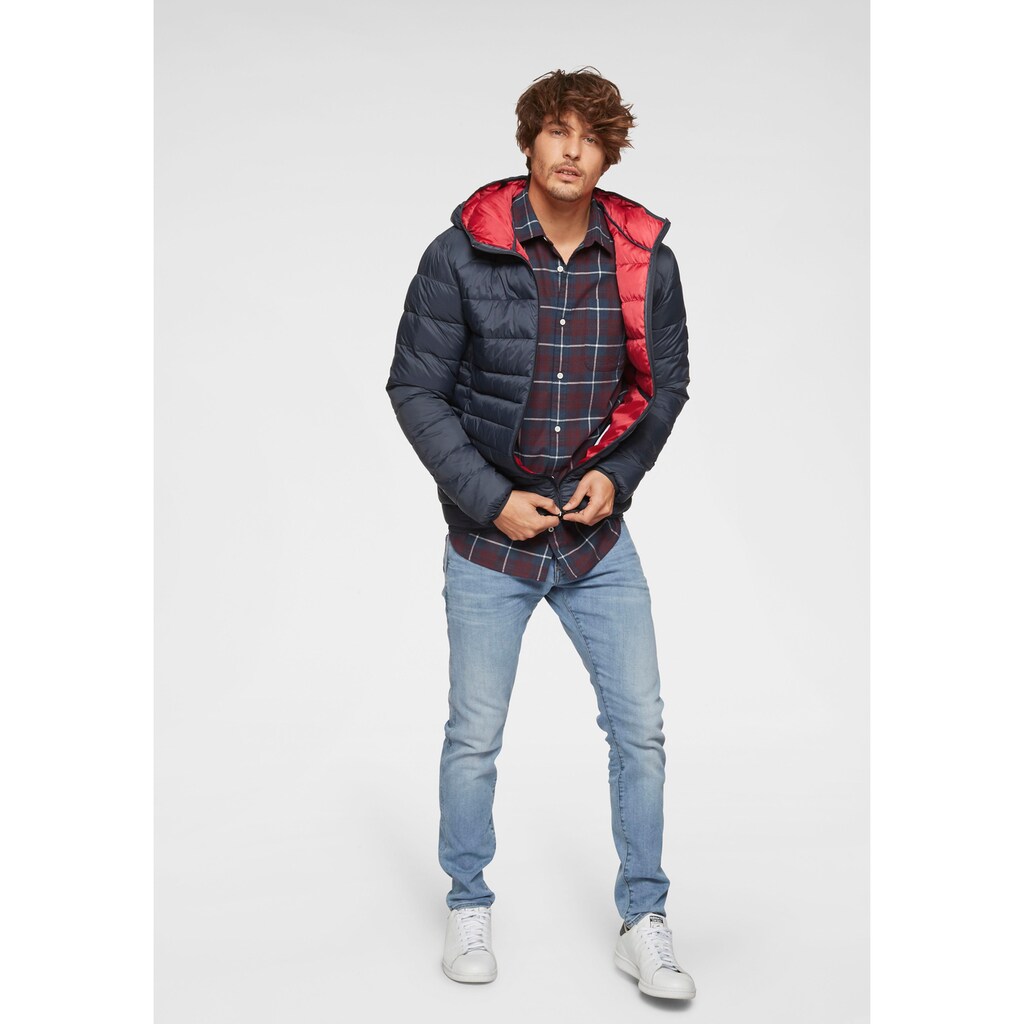 Jack & Jones Steppjacke »BOMB PUFFER HOOD«, mit Kapuze