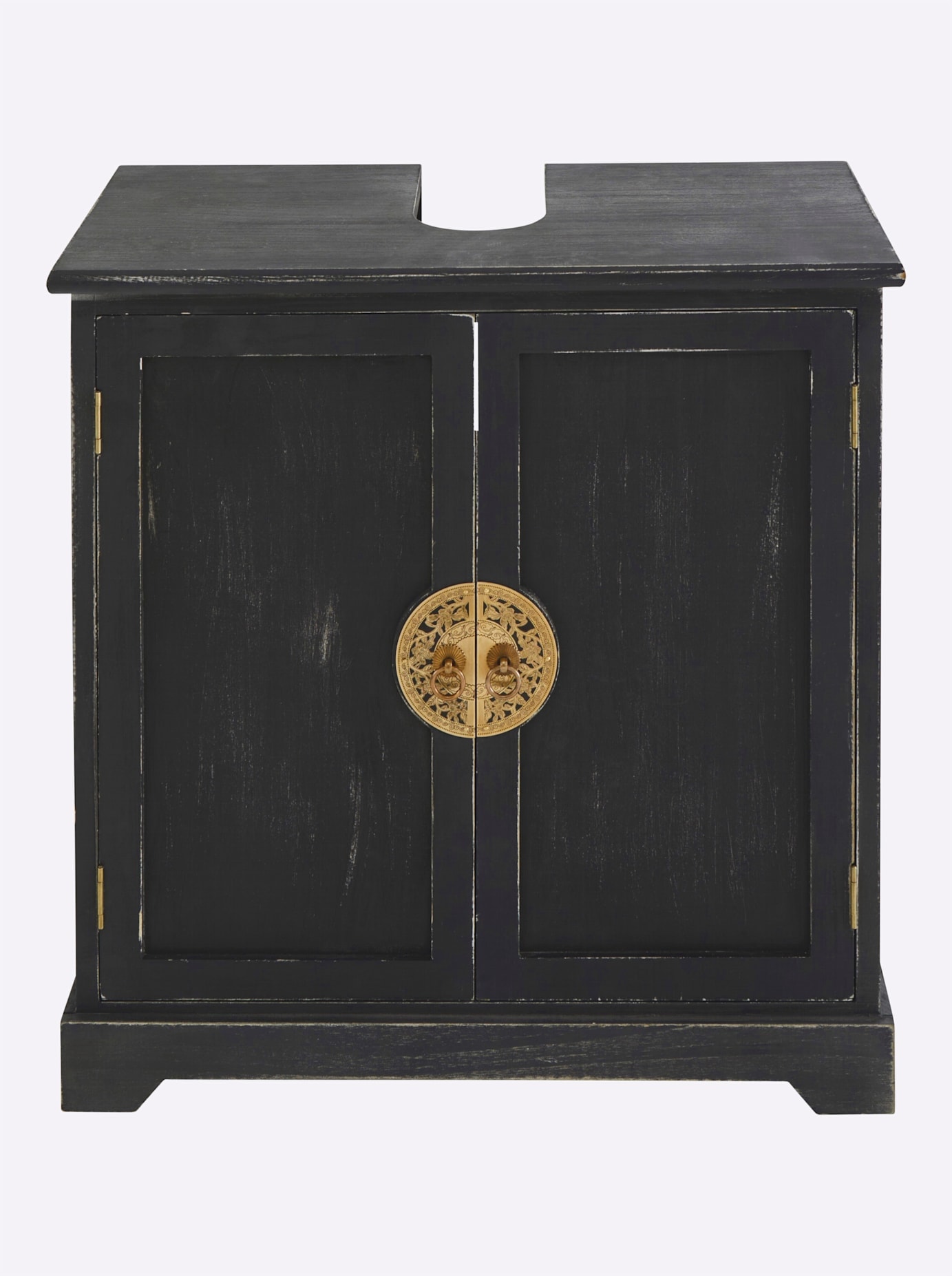 Heine Home Waschbeckenunterschrank in schwarz, Größe B/H/T: 60 cm x 60 cm x 30 cm